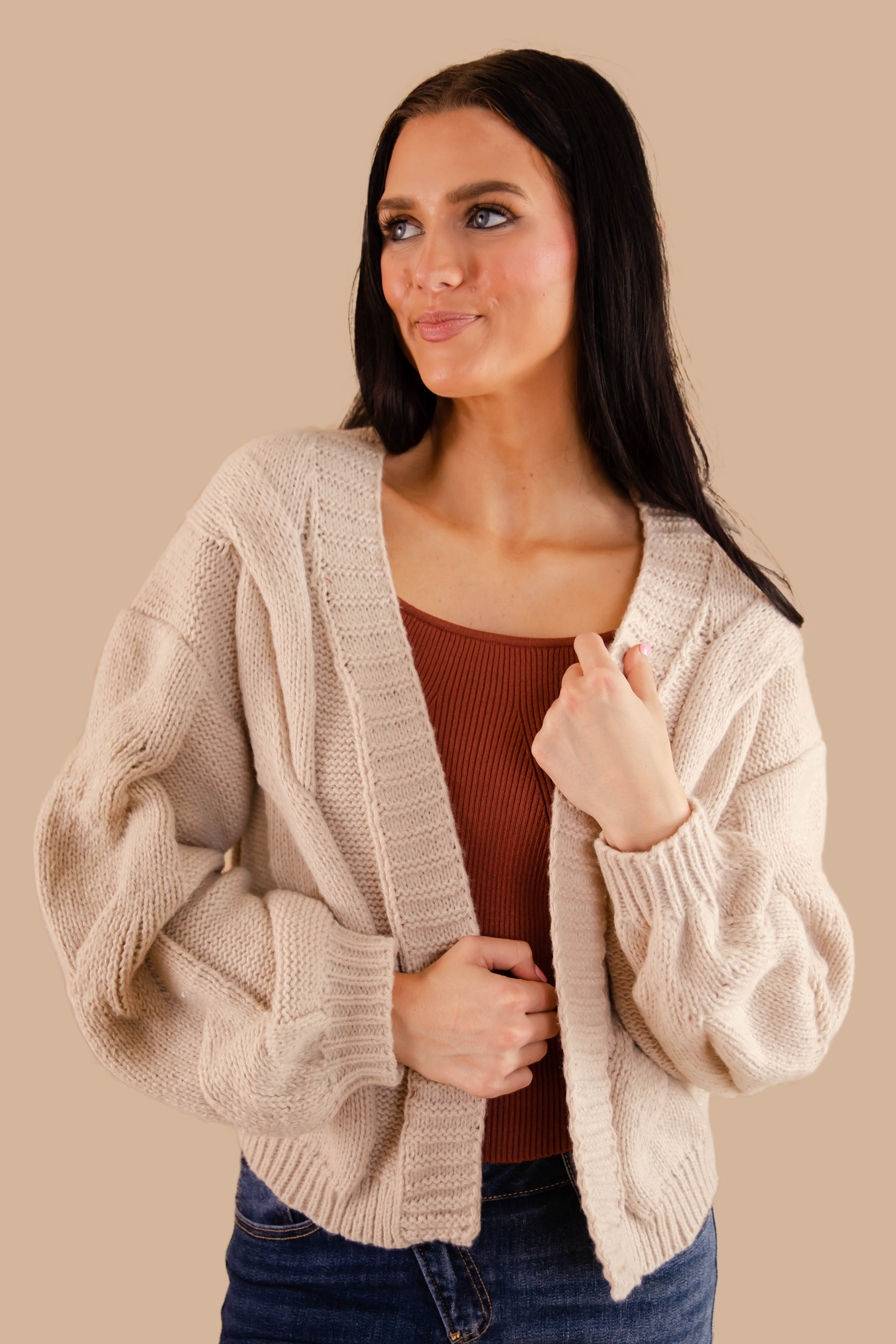 FINAL SALE: I Like It Here Cardigan