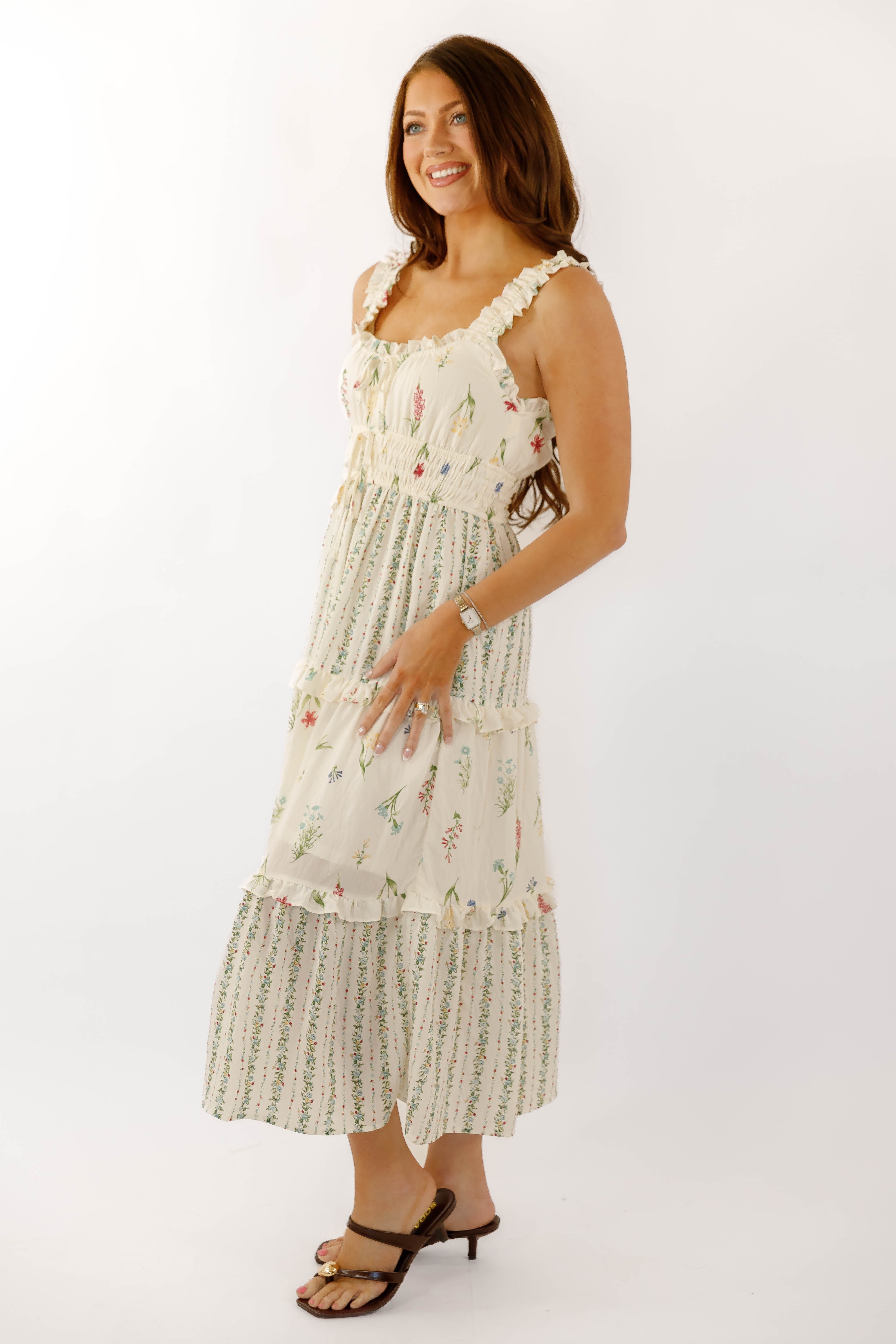 Let's Escape Midi Dress