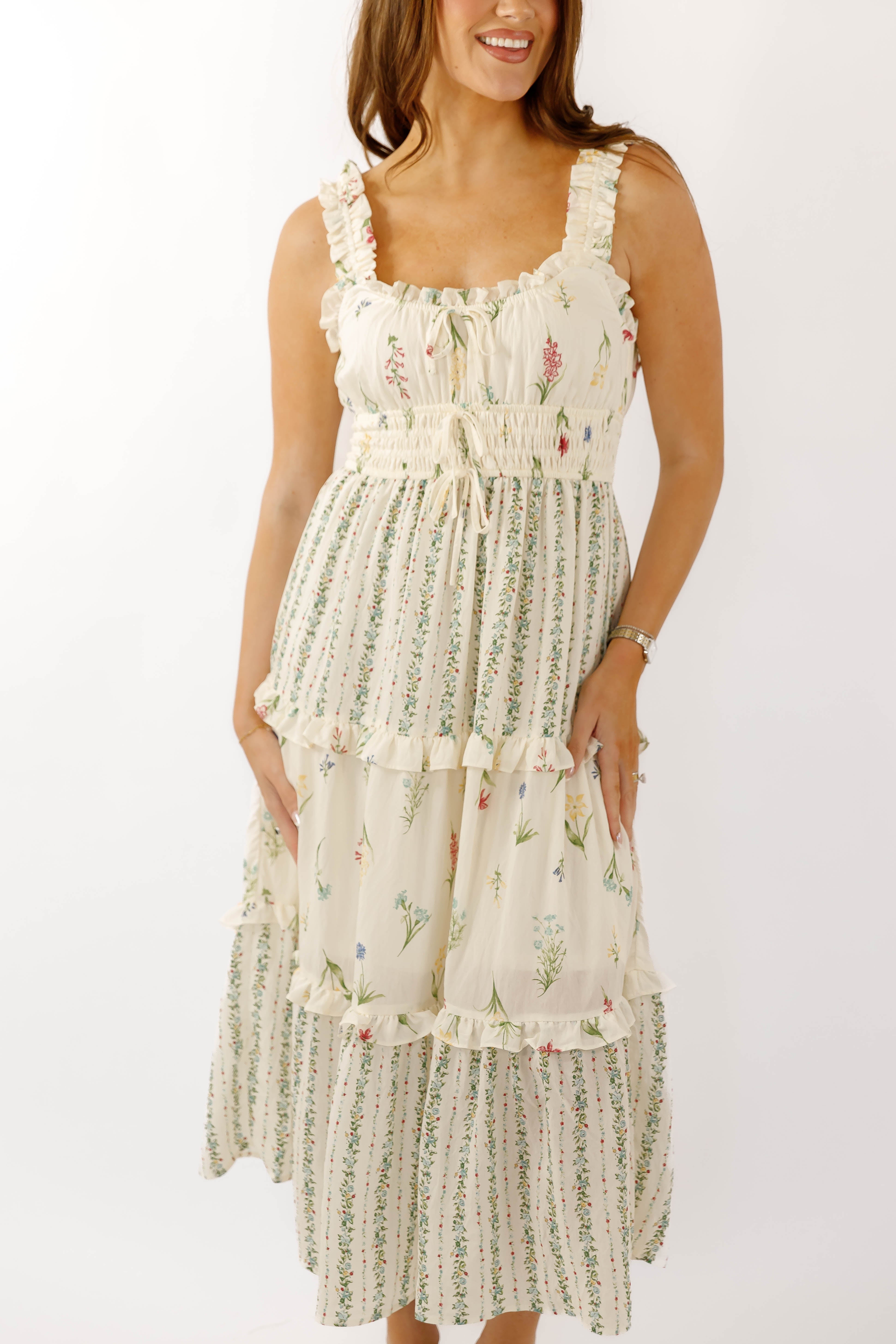 Let's Escape Midi Dress