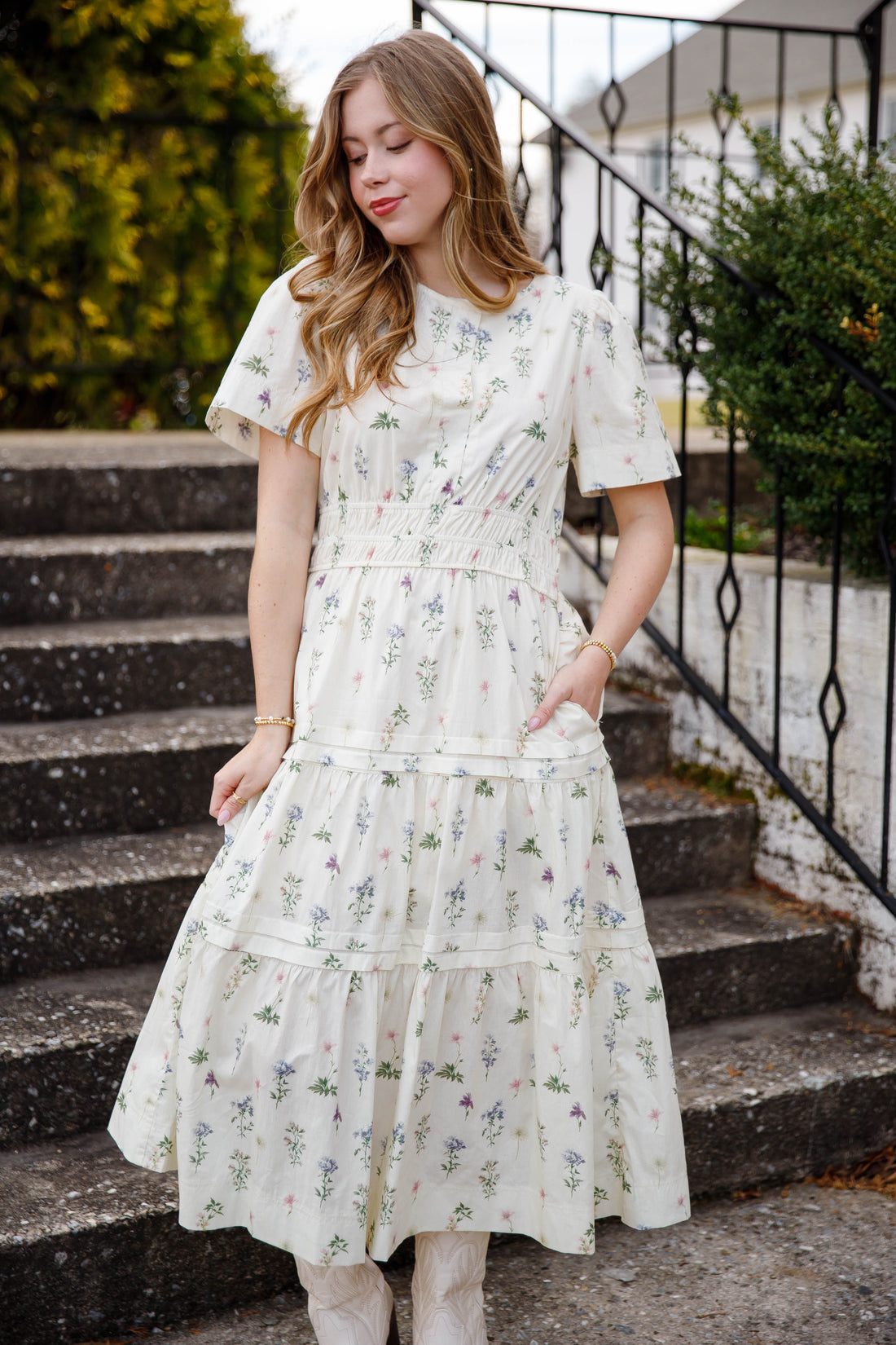 With A Smile Midi Dress