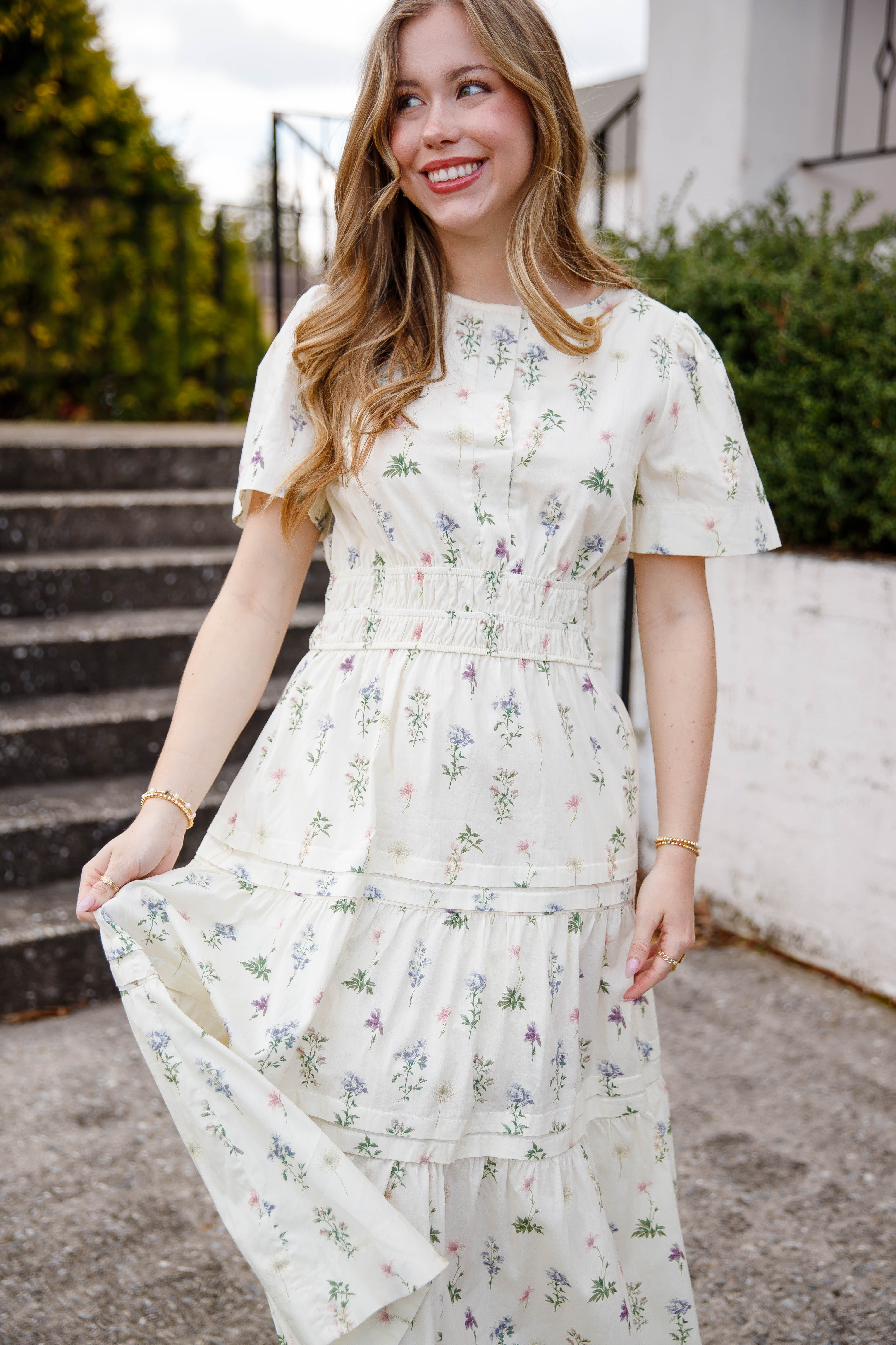 With A Smile Midi Dress