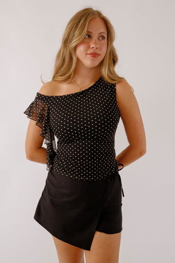 RESTOCK: Keeping My Peace Top-Black