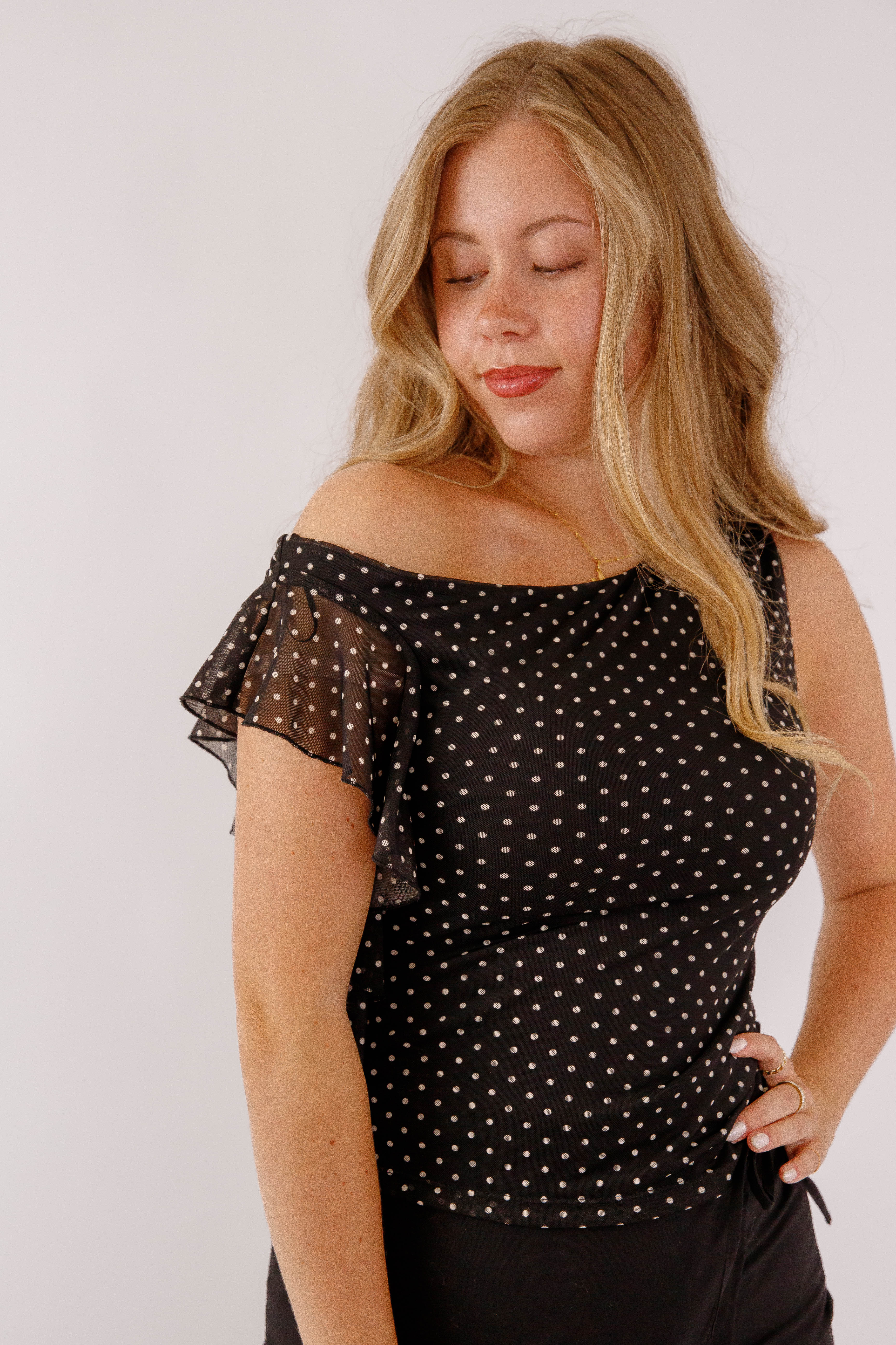 RESTOCK: Keeping My Peace Top-Black