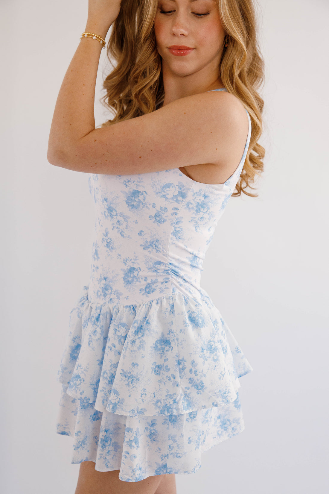 Try To Keep Up Athletic Dress-Blue