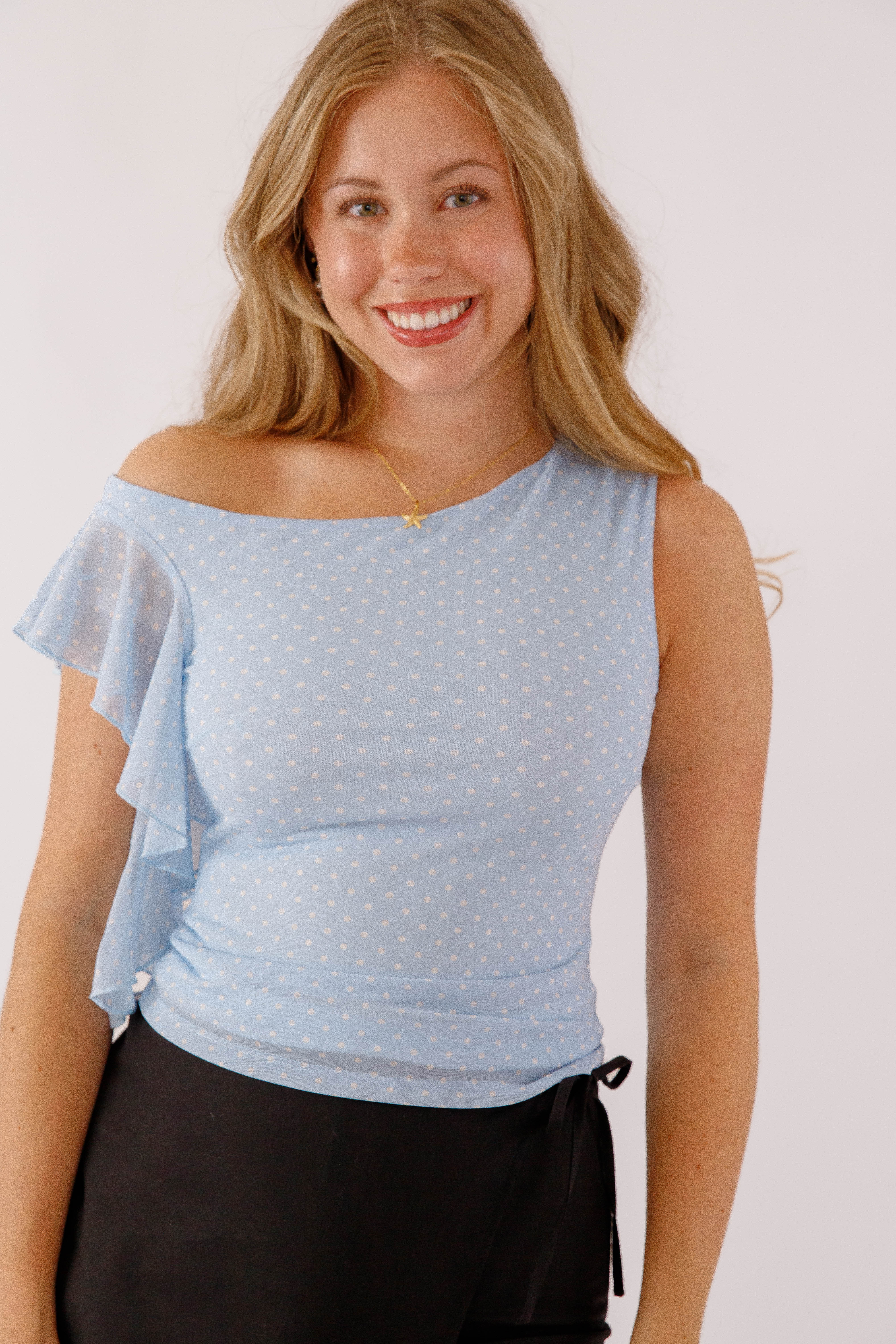 RESTOCK: Keeping My Peace Top-Blue