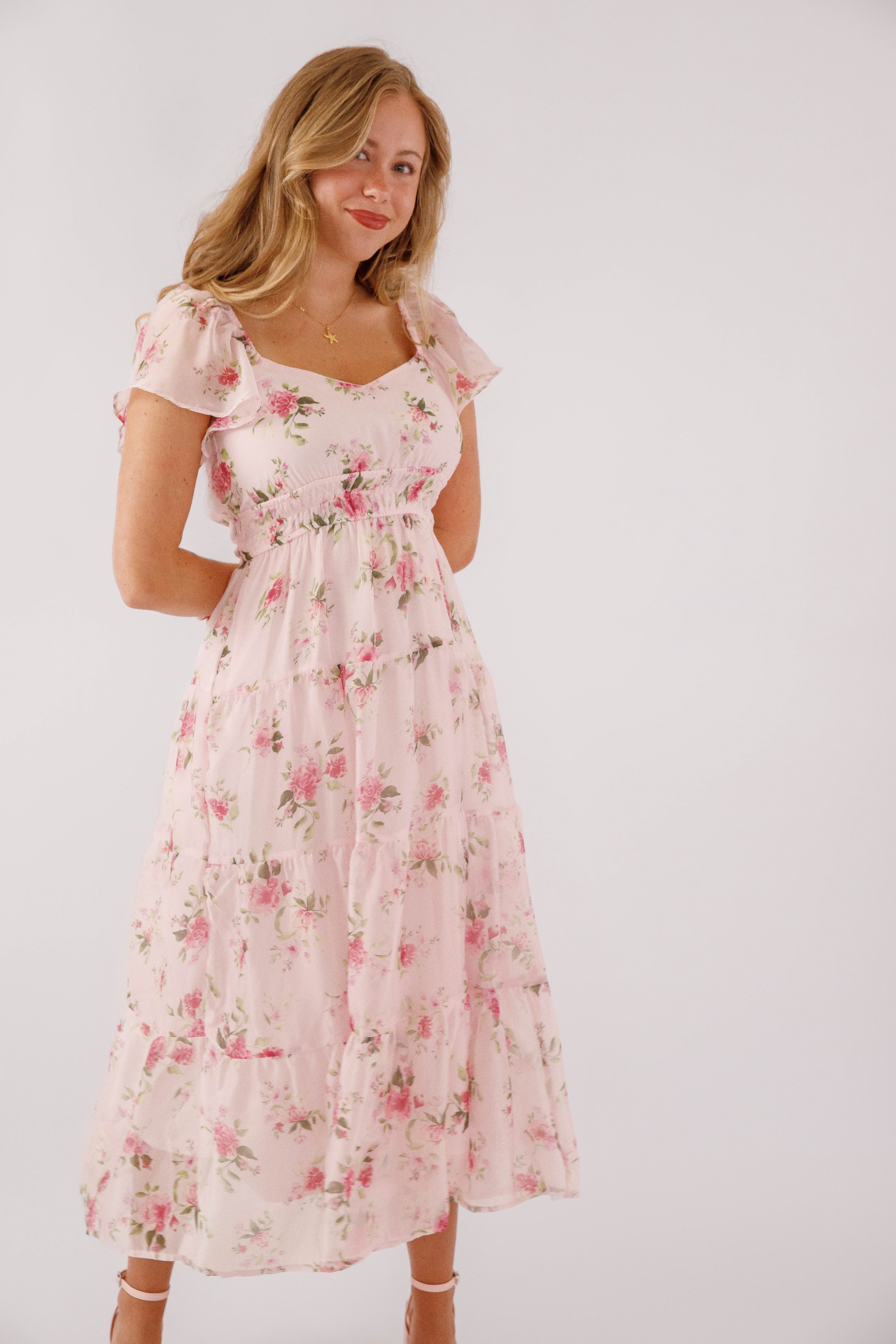 RESTOCK: Sounds of Spring Midi Dress
