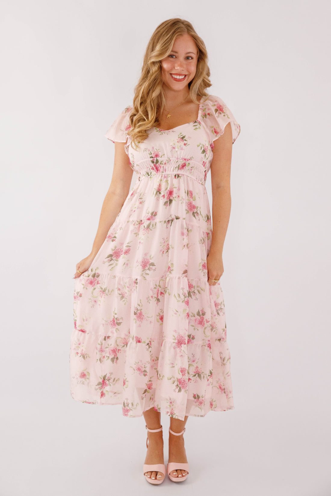RESTOCK: Sounds of Spring Midi Dress