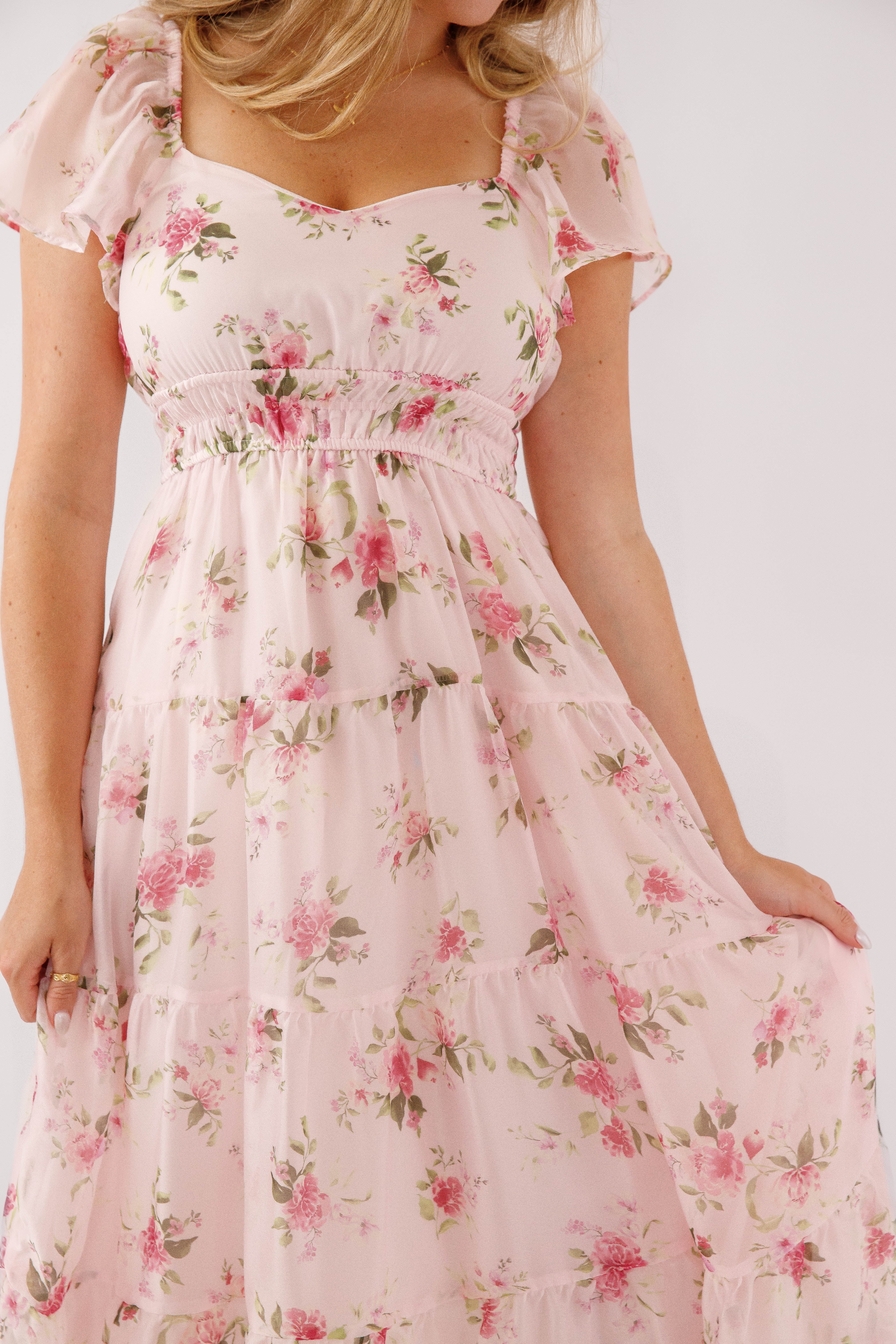 RESTOCK: Sounds of Spring Midi Dress