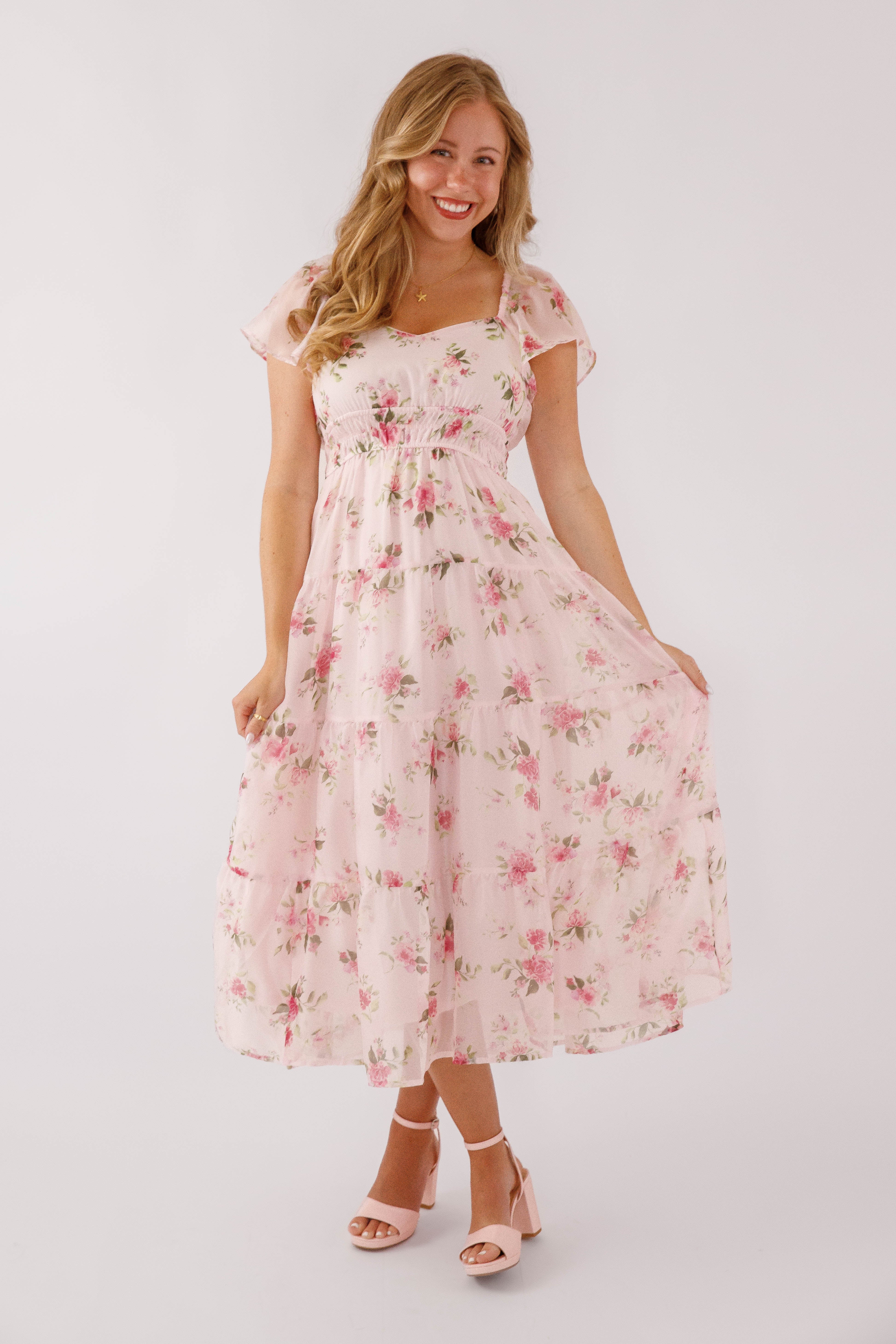 RESTOCK: Sounds of Spring Midi Dress