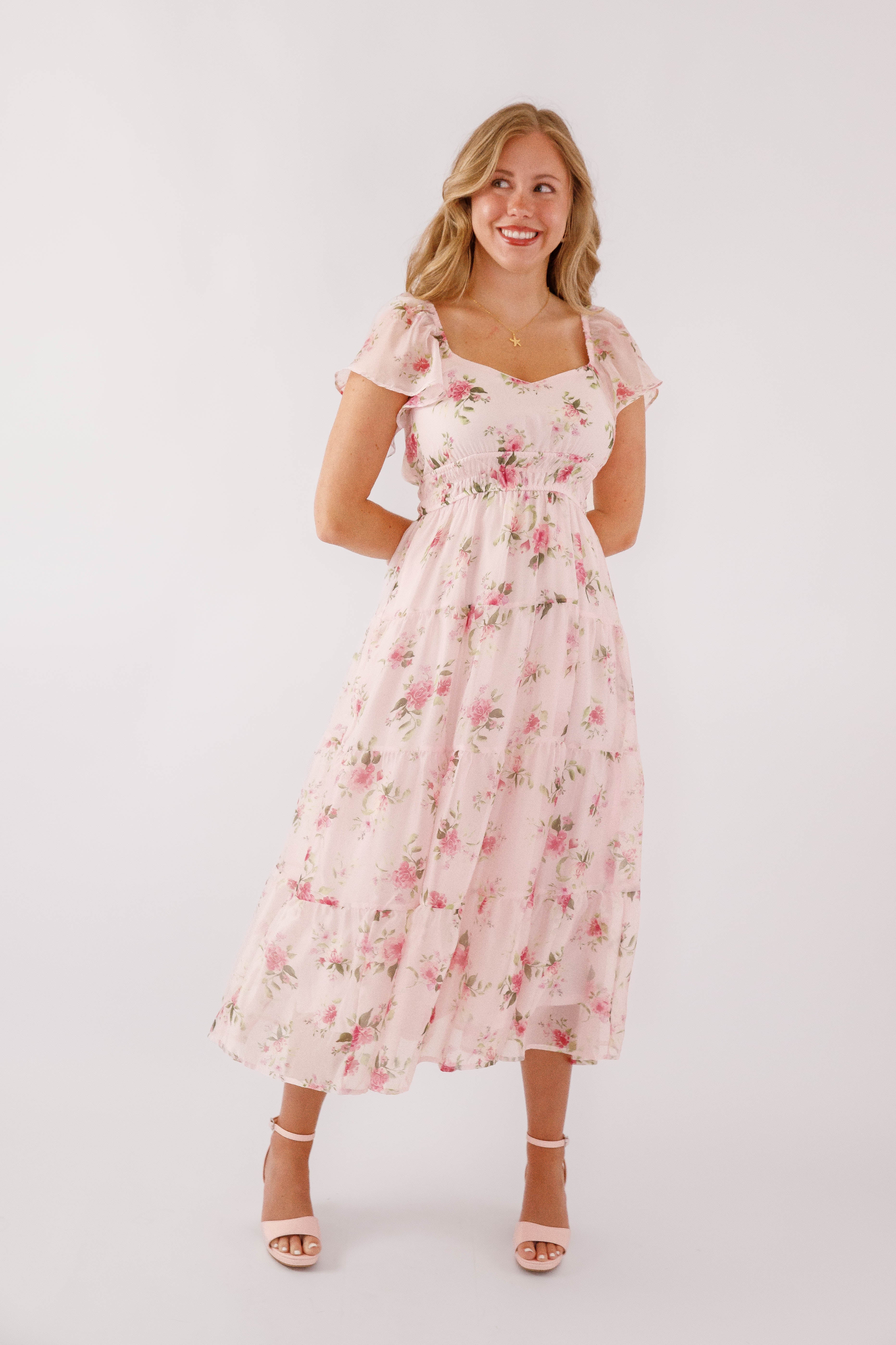 RESTOCK: Sounds of Spring Midi Dress