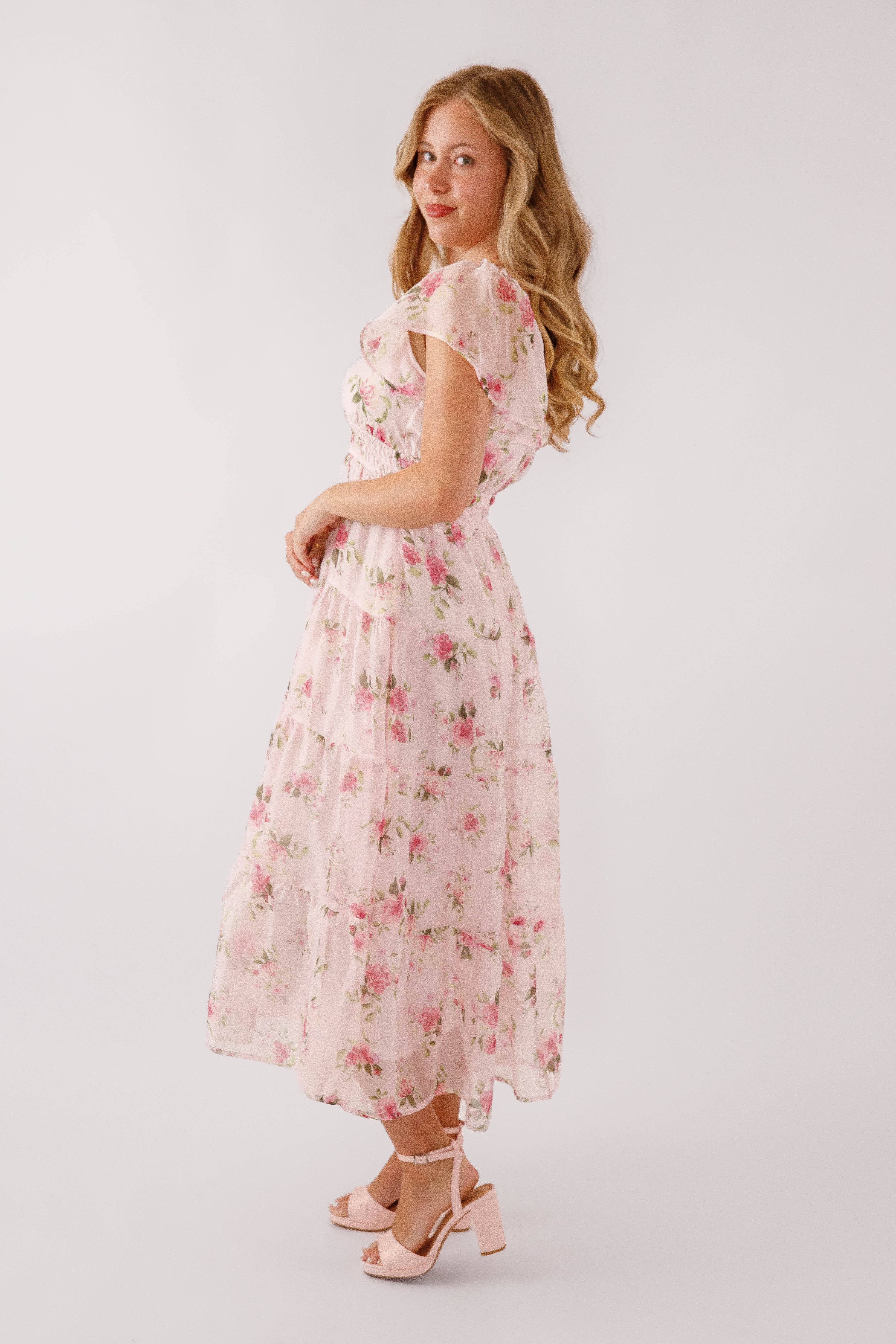RESTOCK: Sounds of Spring Midi Dress