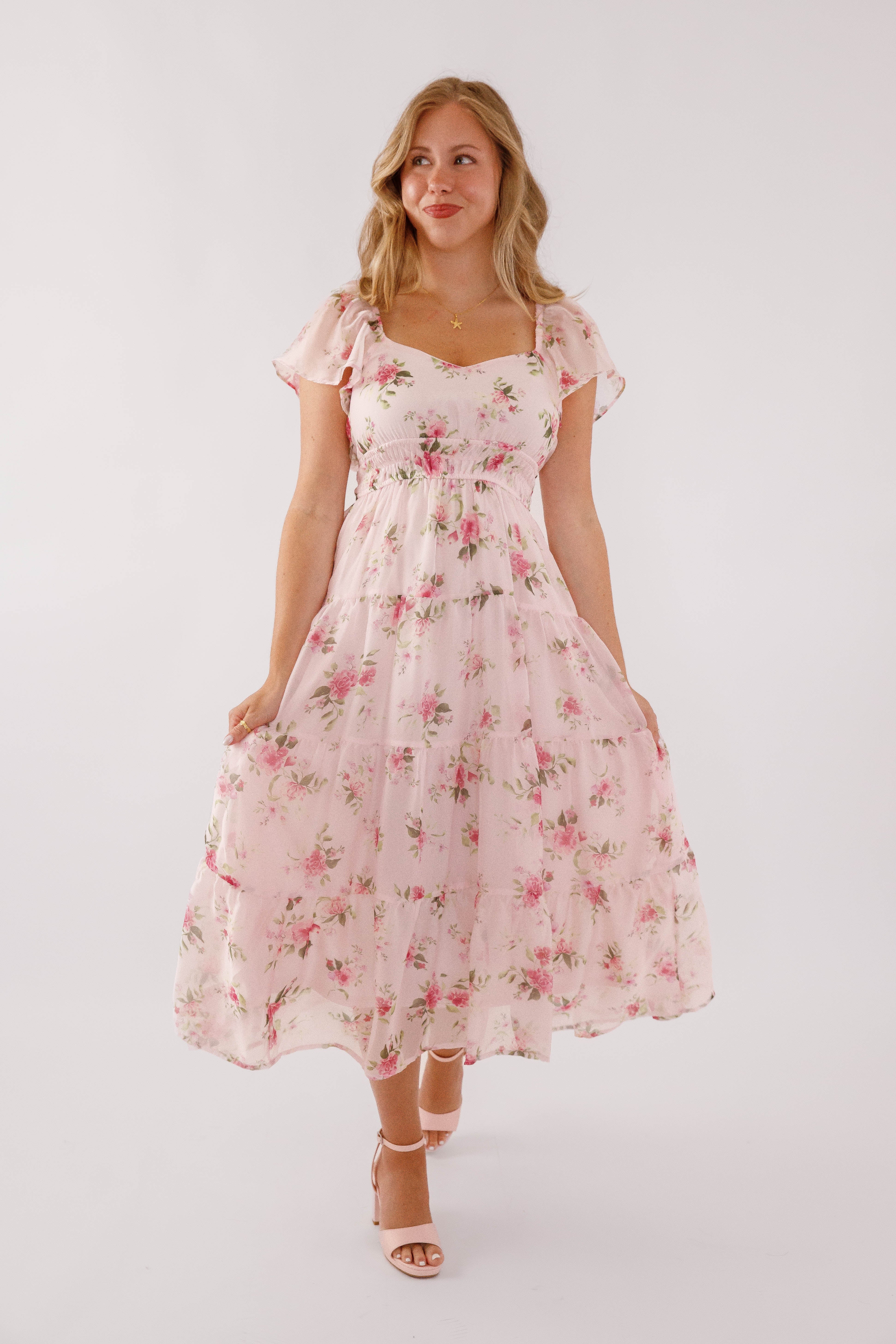 RESTOCK: Sounds of Spring Midi Dress
