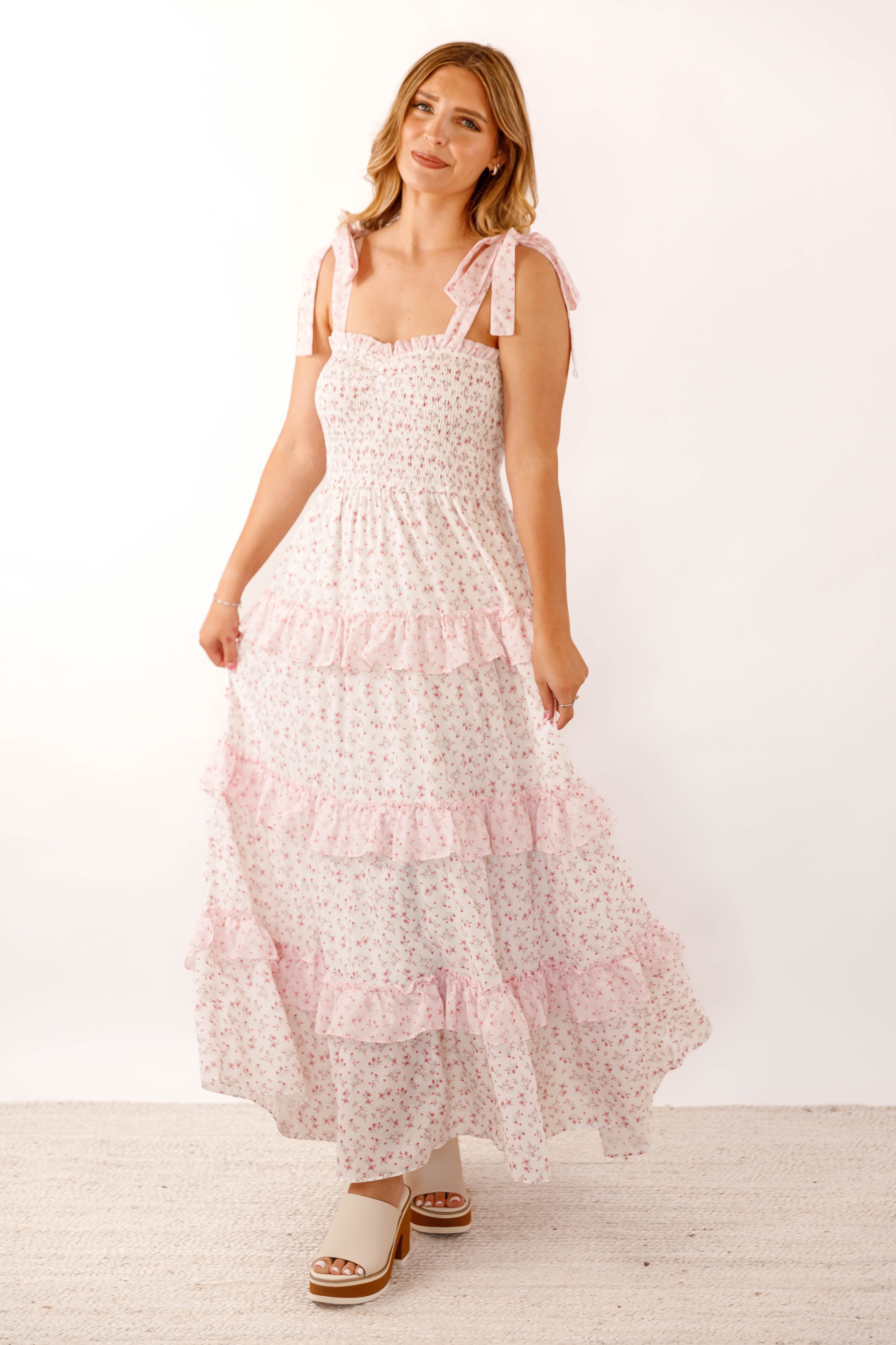 What I Call Blessed Maxi Dress-Blush
