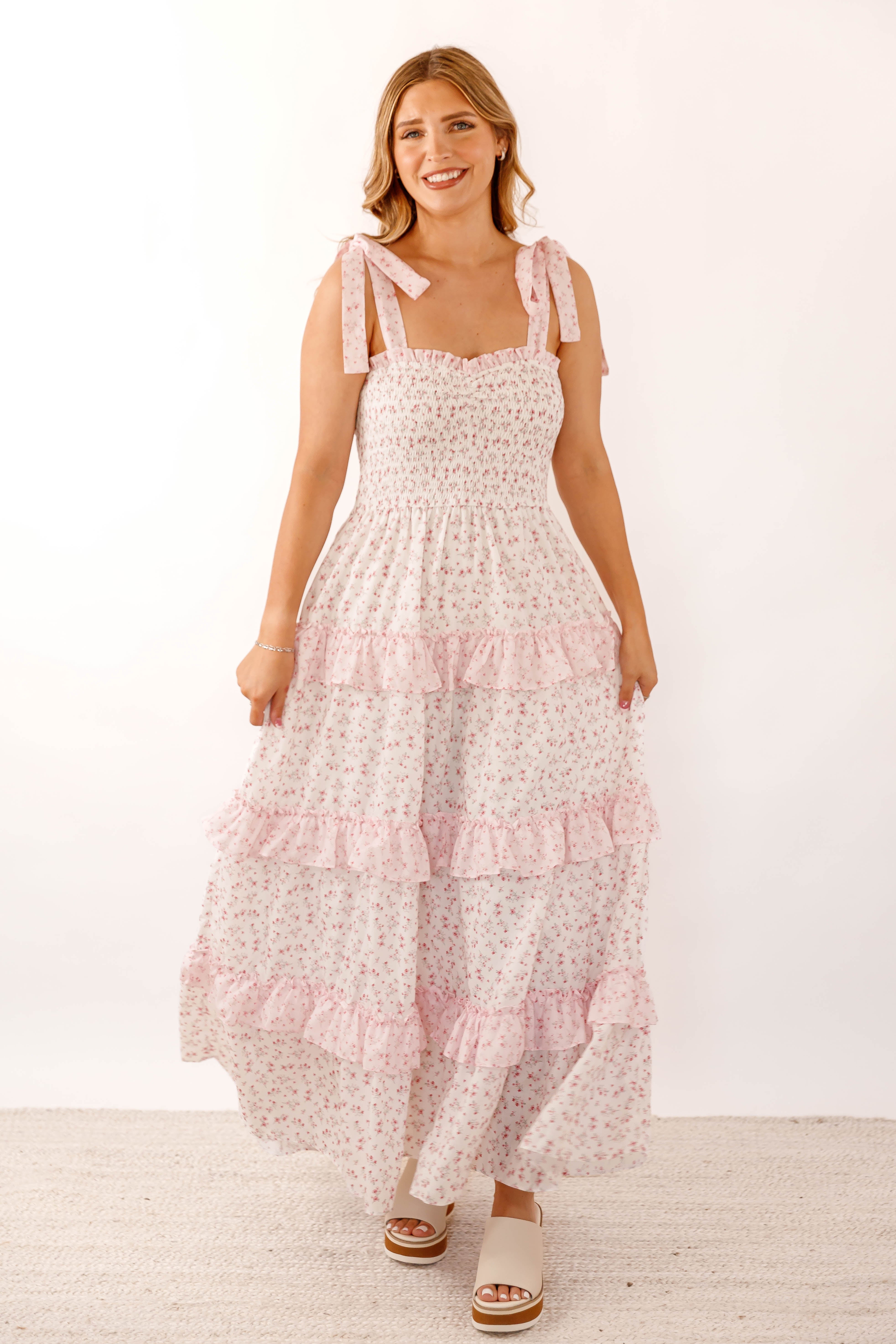 What I Call Blessed Maxi Dress-Blush
