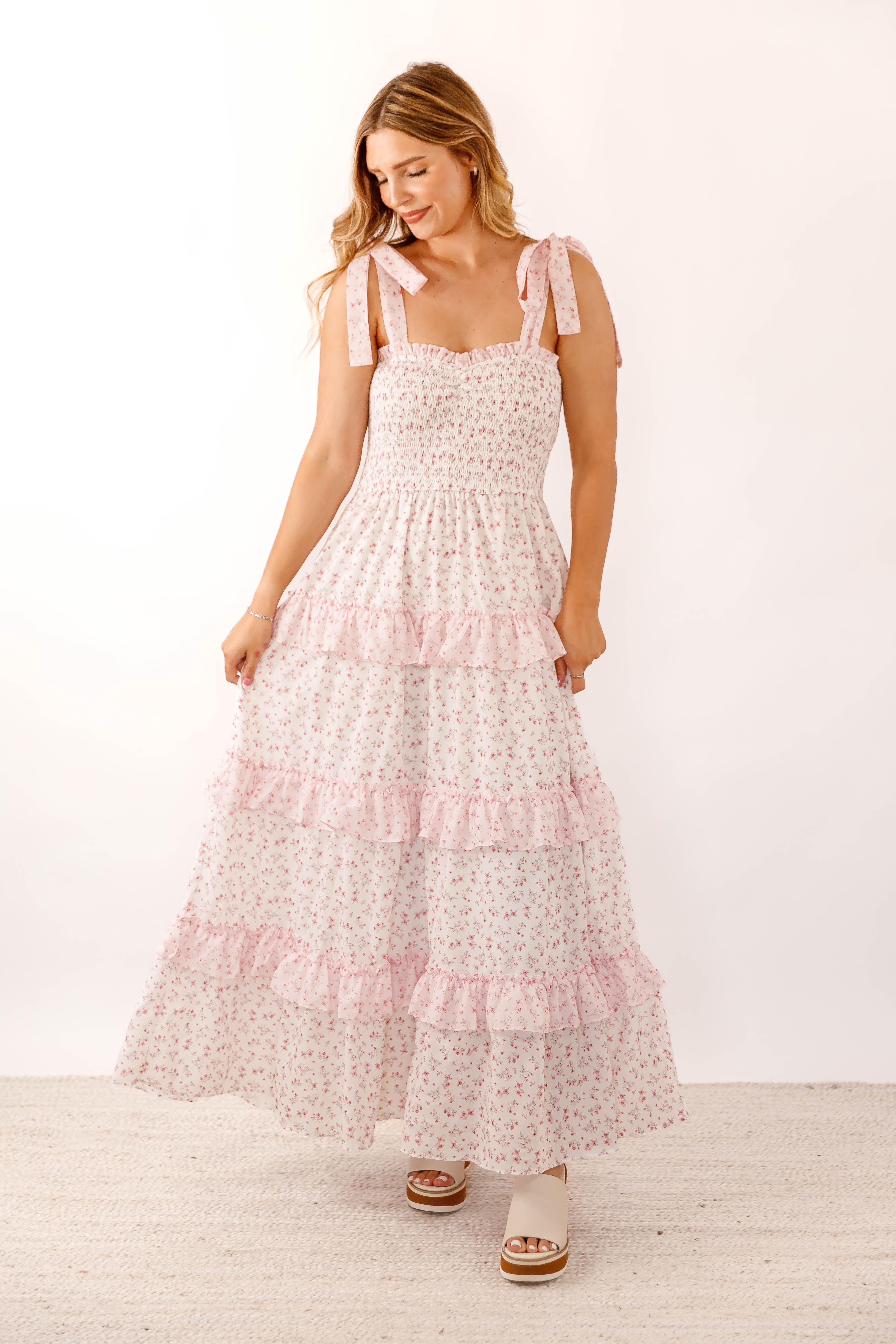 What I Call Blessed Maxi Dress-Blush