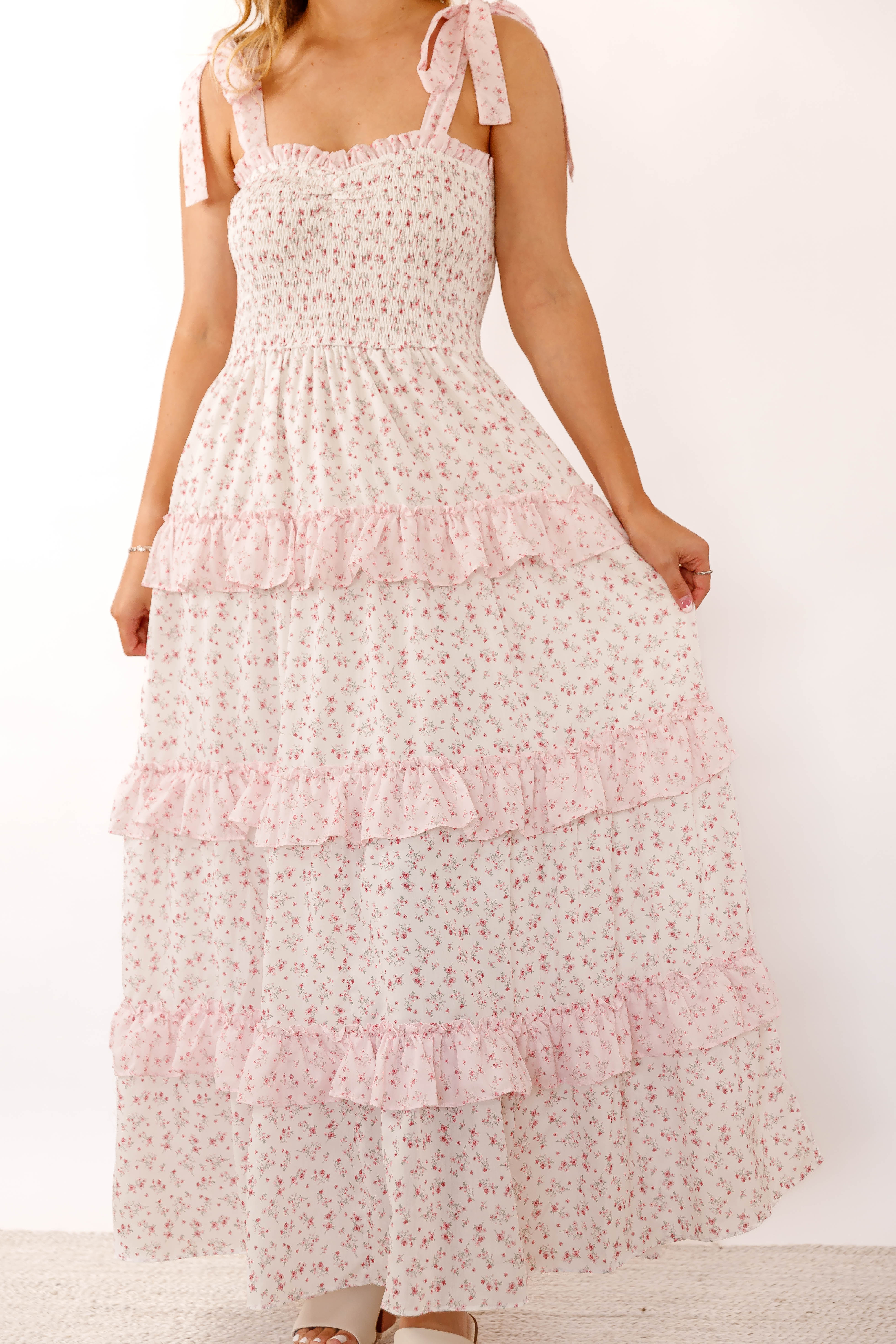 What I Call Blessed Maxi Dress-Blush