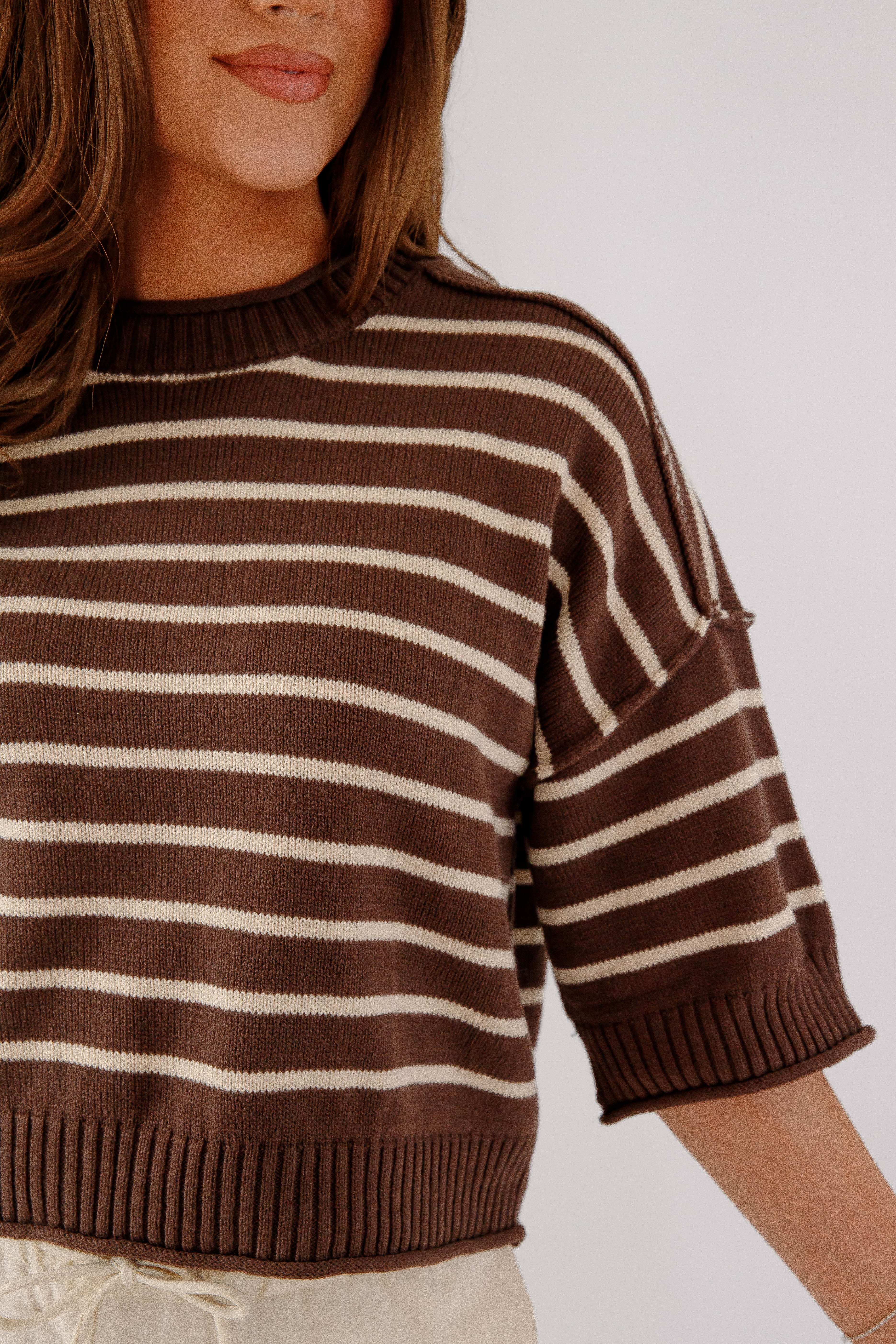 What I Know Sweater-Mocha
