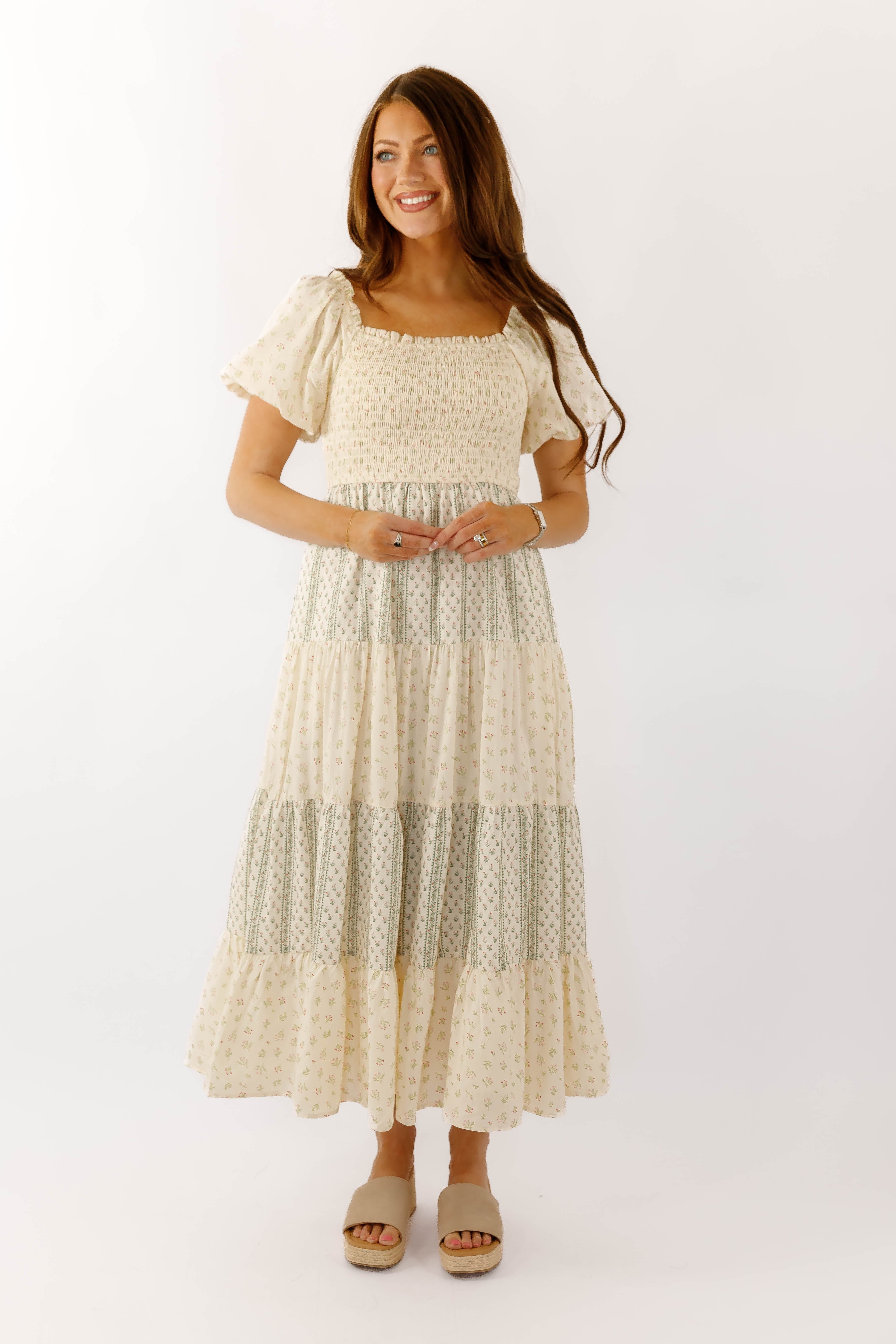 A Call From Home Midi Dress