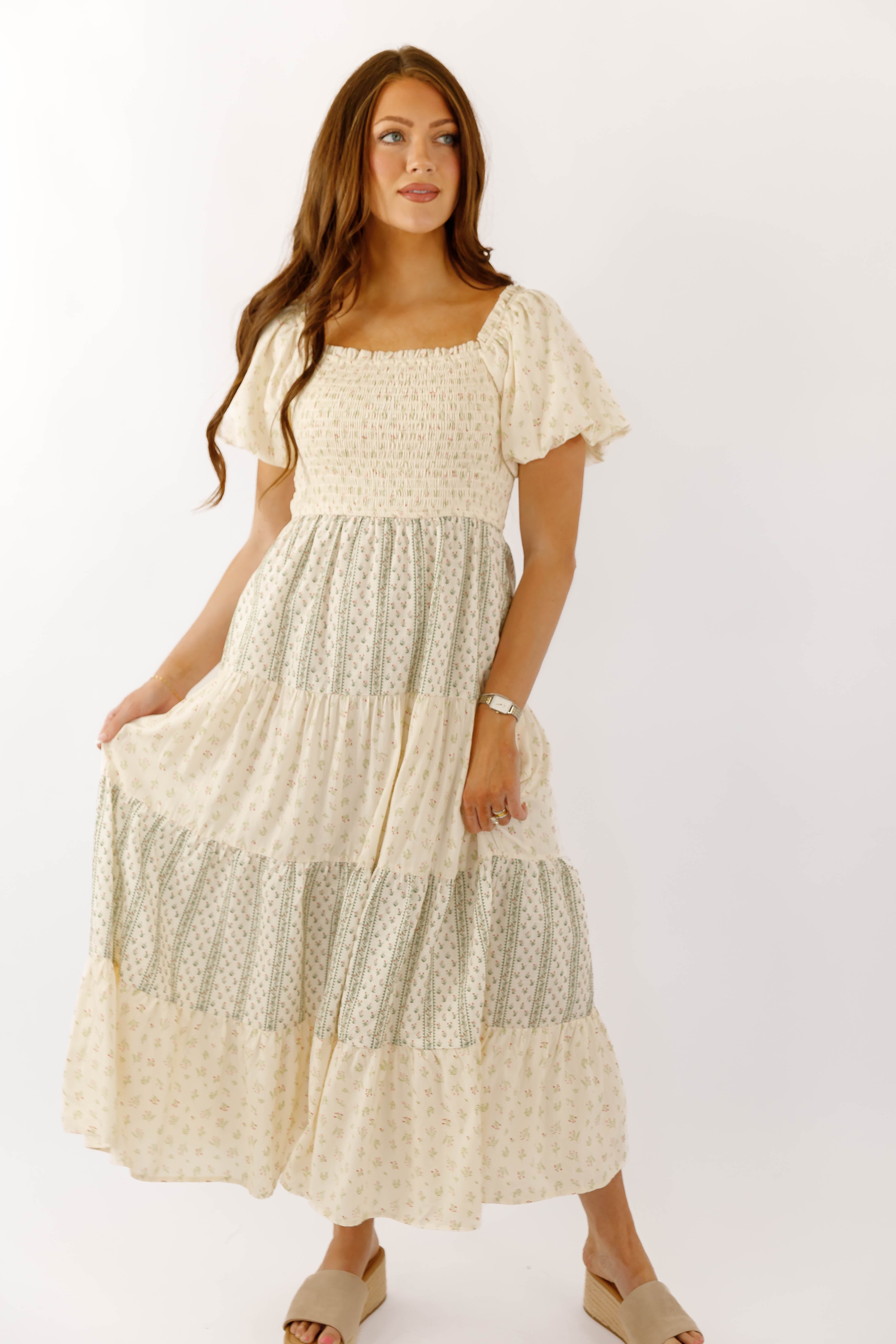 A Call From Home Midi Dress