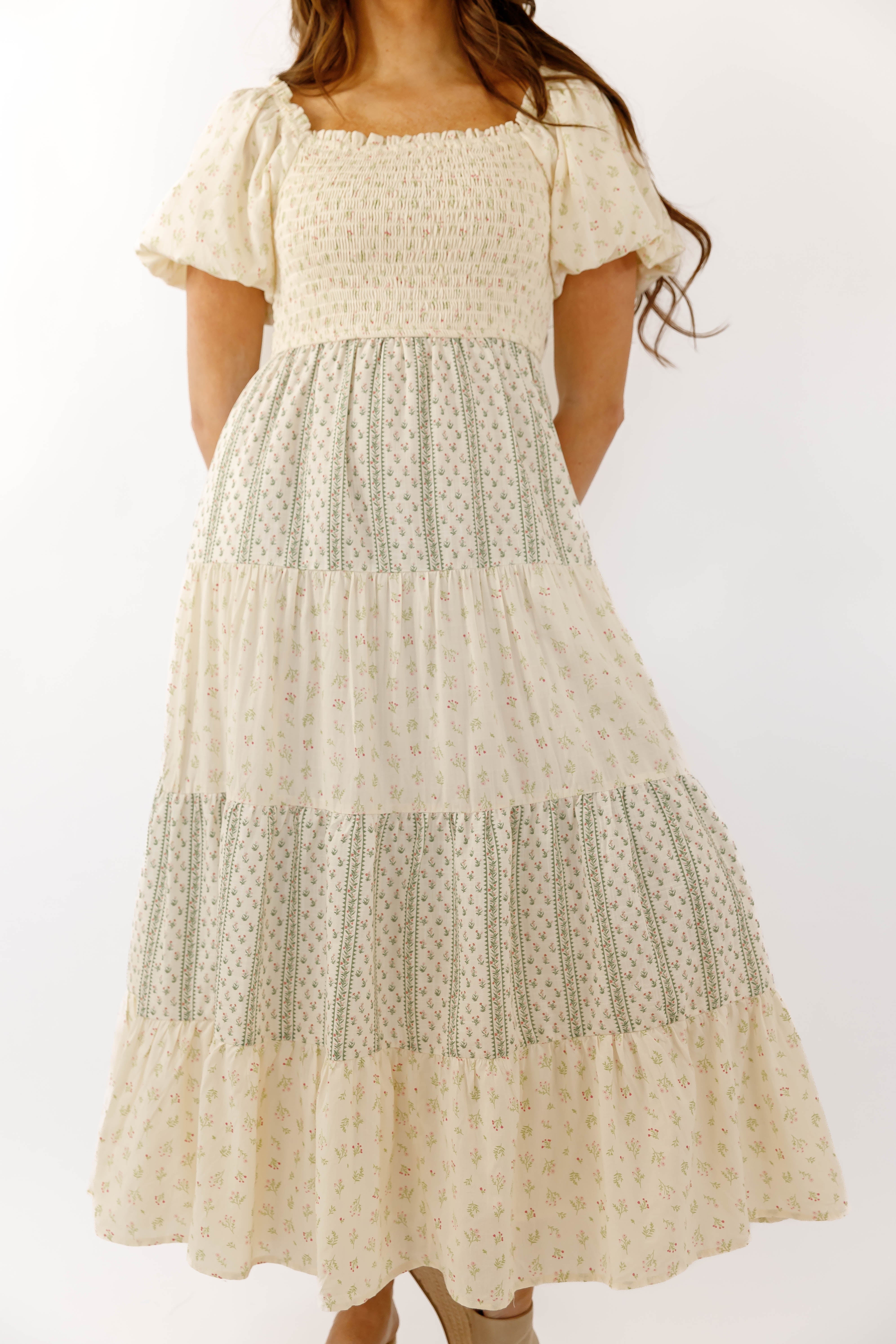 A Call From Home Midi Dress