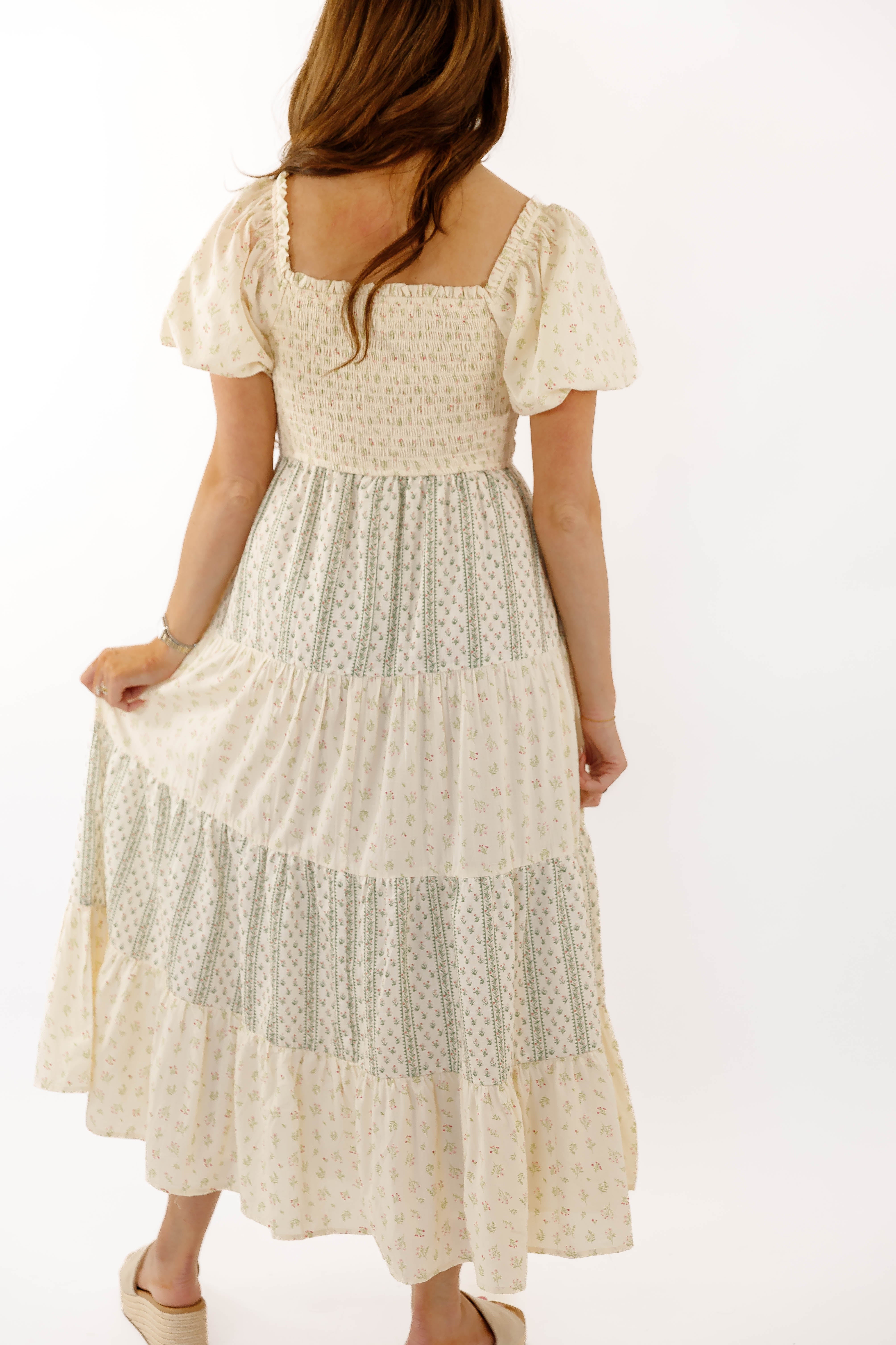 A Call From Home Midi Dress