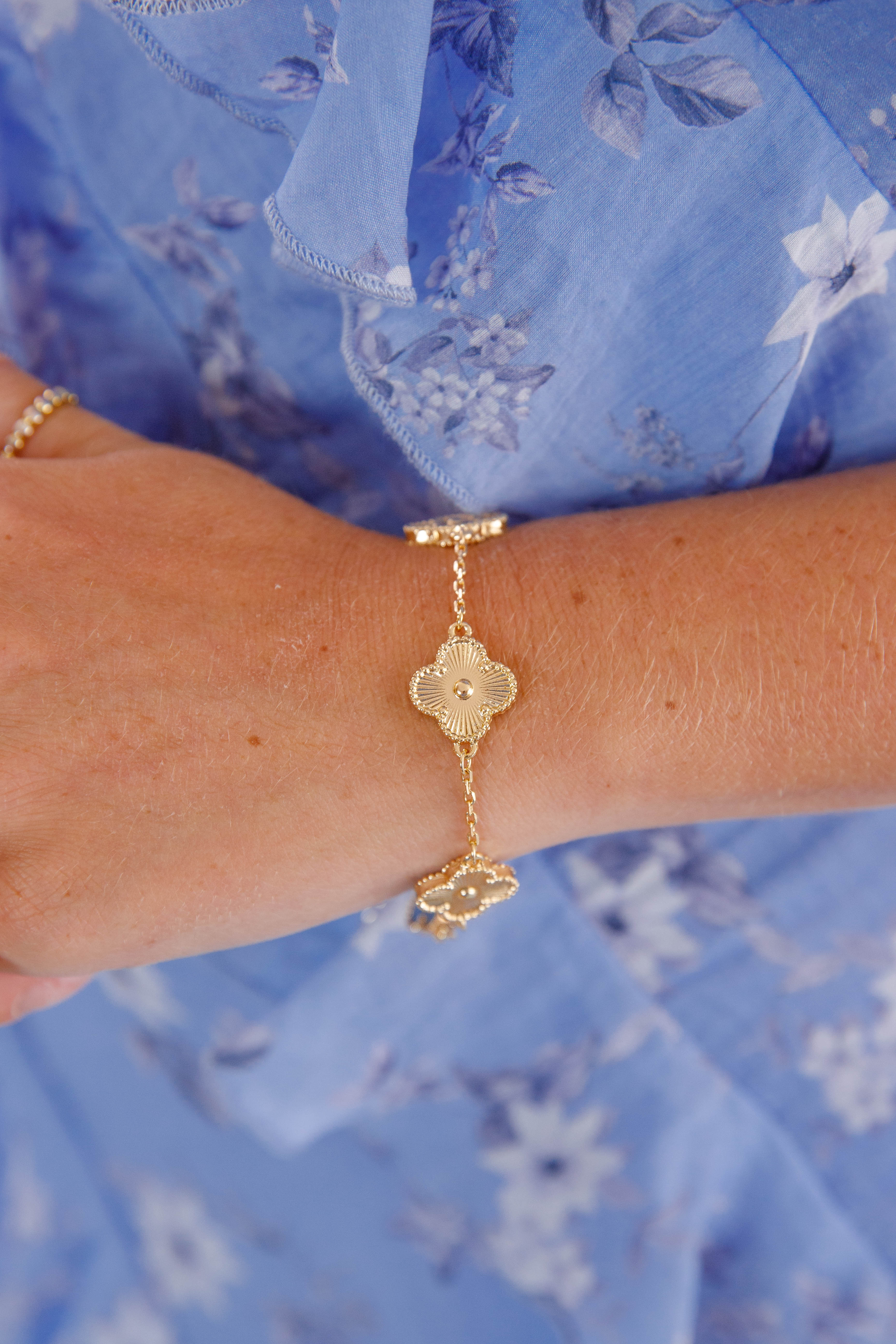 RESTOCK: Elegant Admiration Double Sided Bracelet-Blue