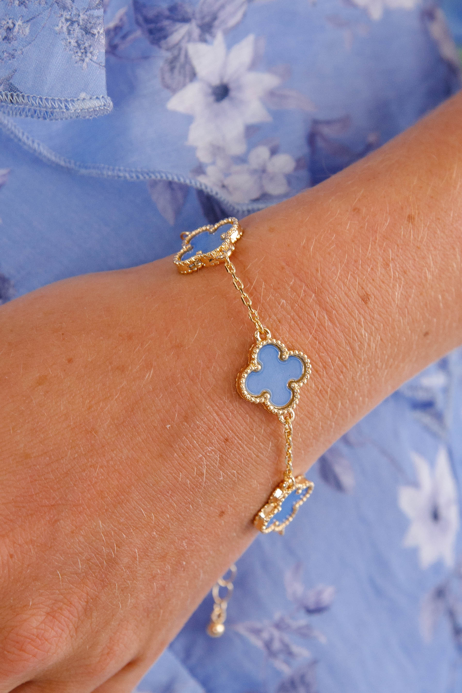 RESTOCK: Elegant Admiration Double Sided Bracelet-Blue
