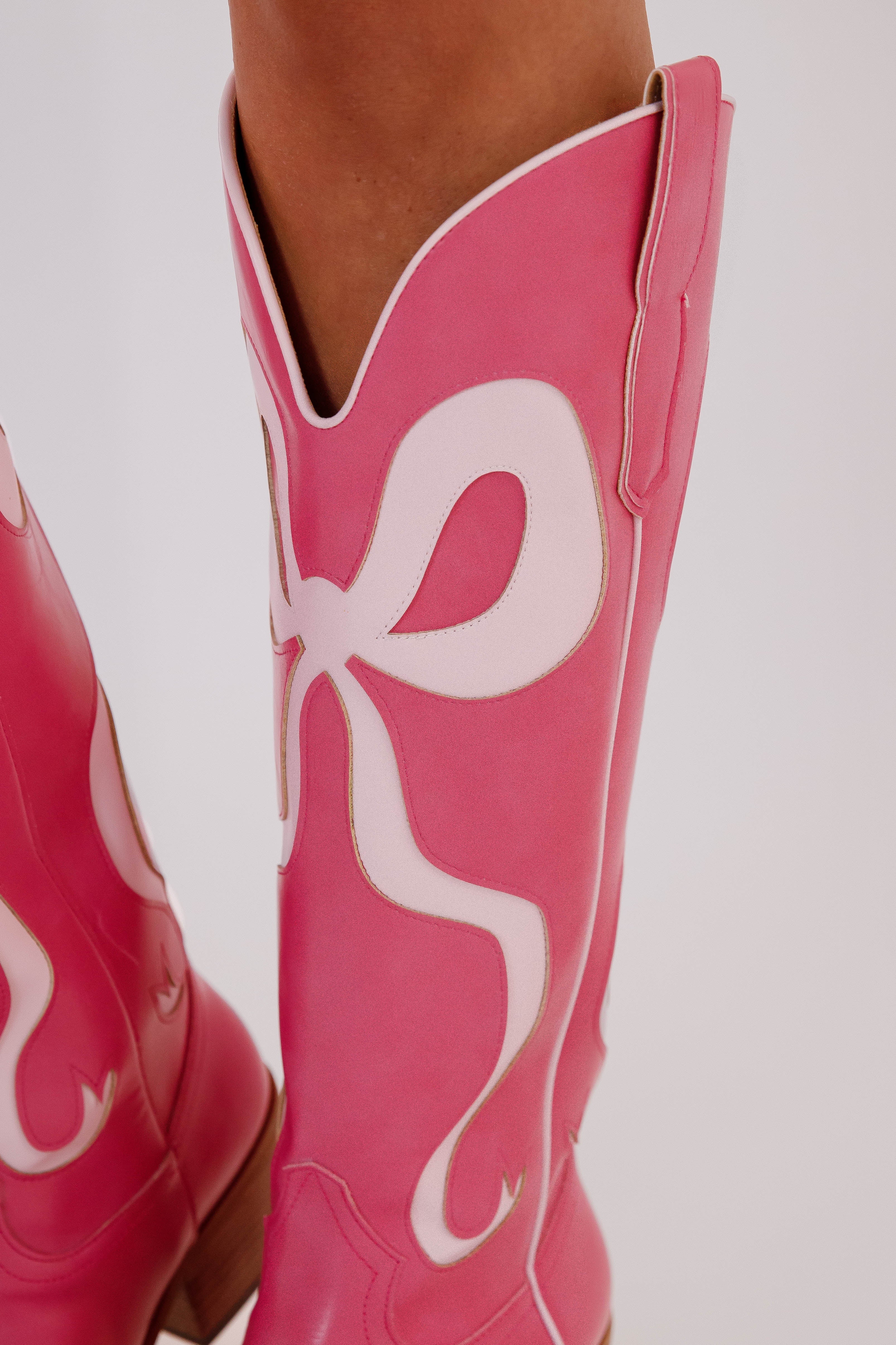 RESTOCK: Ruby Western Boots-Pink
