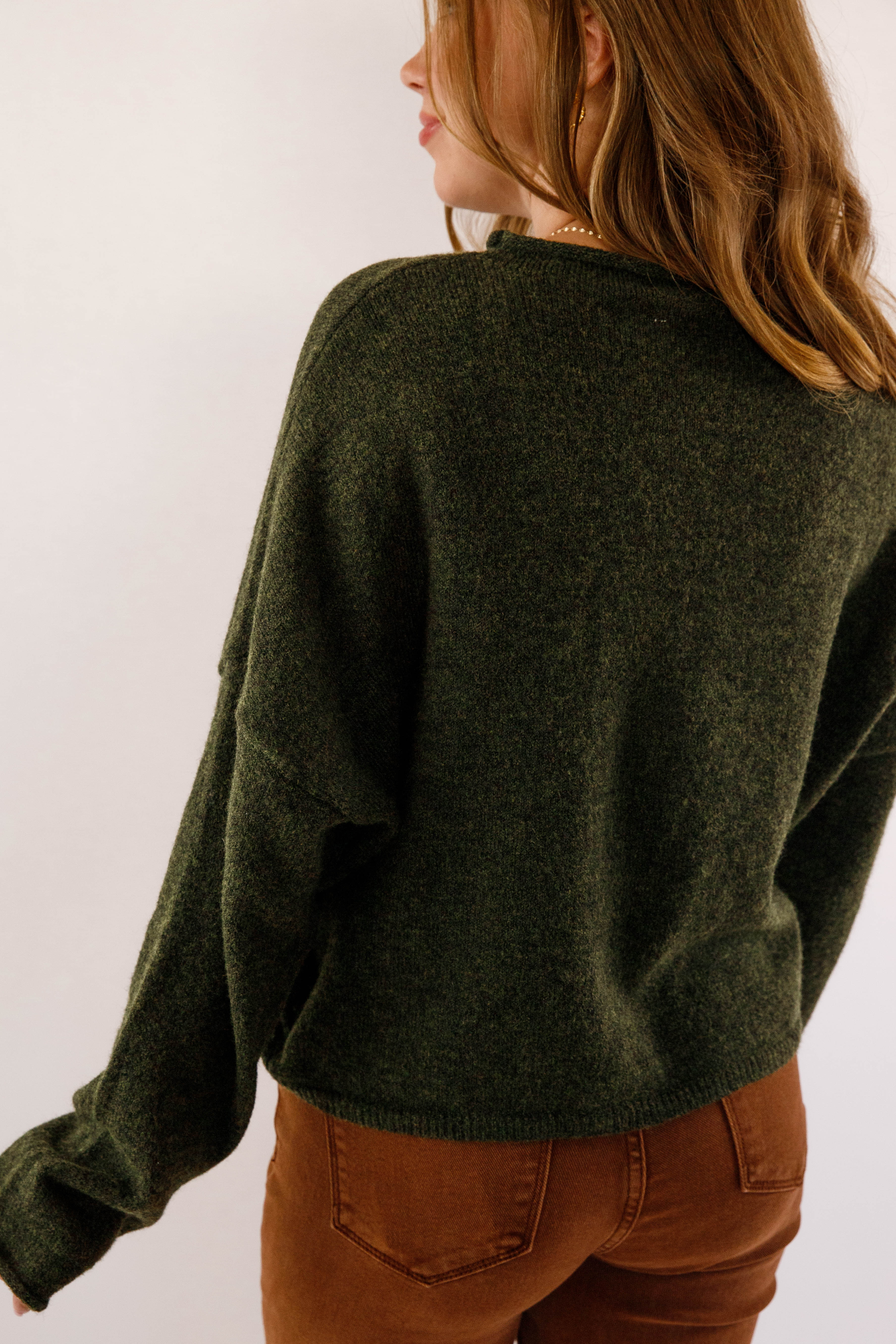 Back To My Old Ways Cardigan-Olive