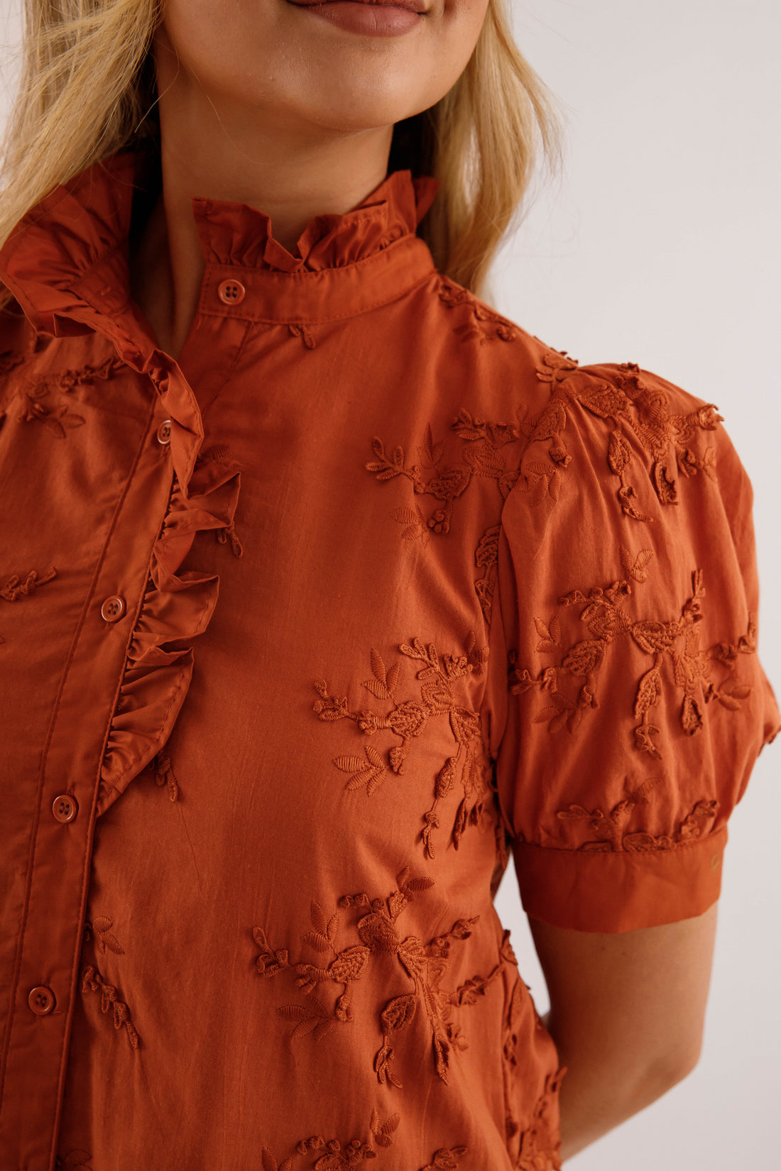 A Nice Introduction Dress-Rust