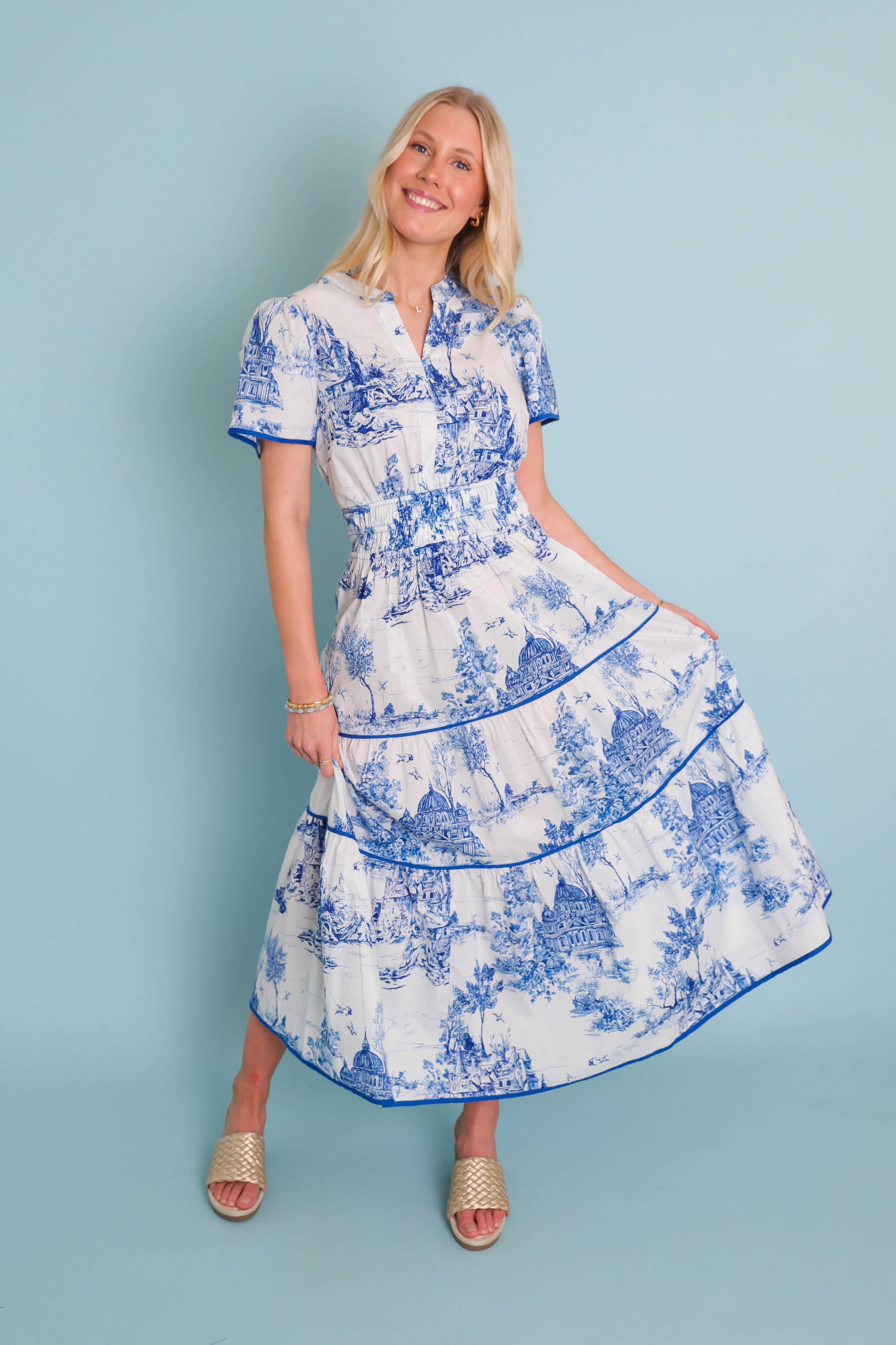 RESTOCK: Set The Scene Midi Dress