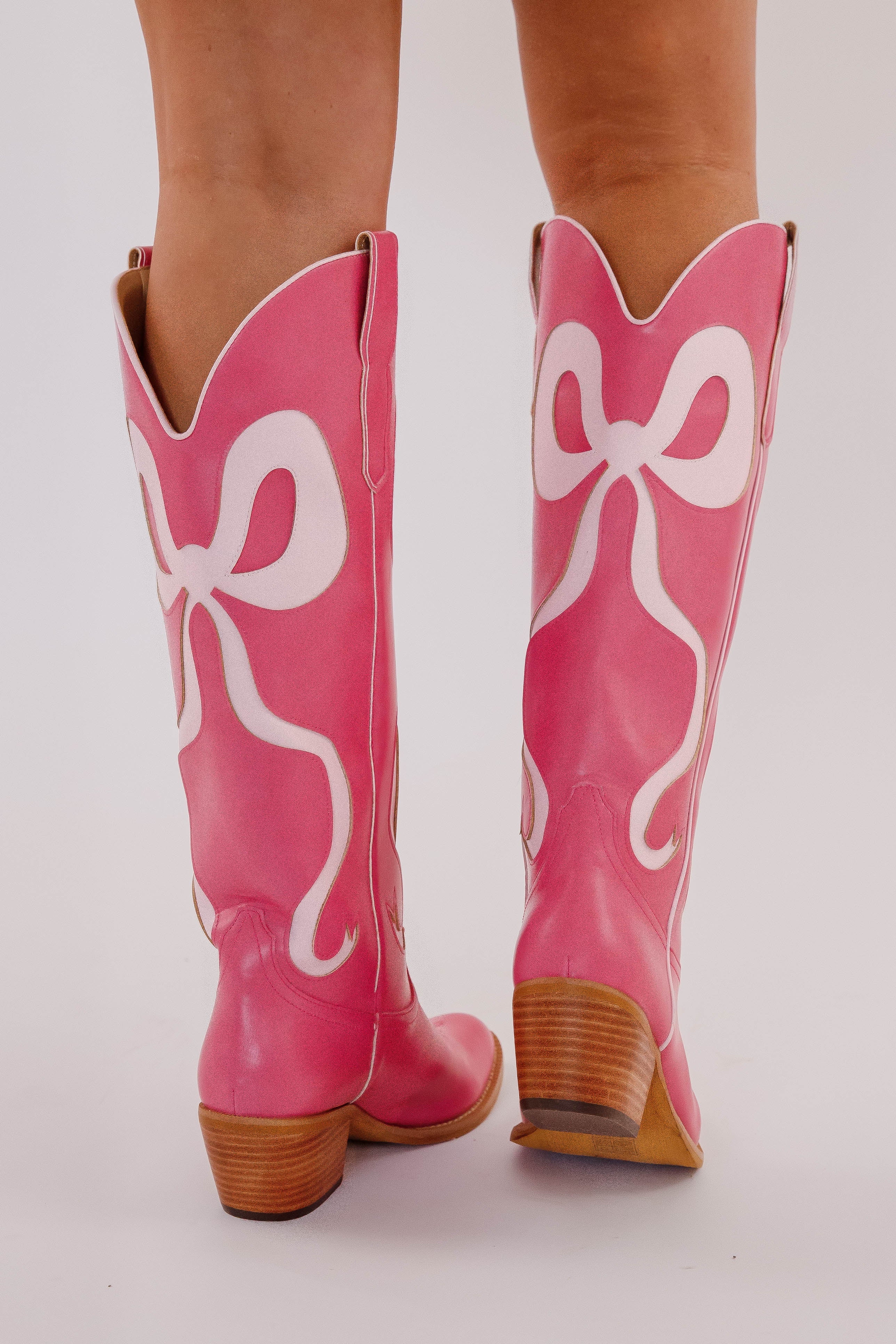 RESTOCK: Ruby Western Boots-Pink