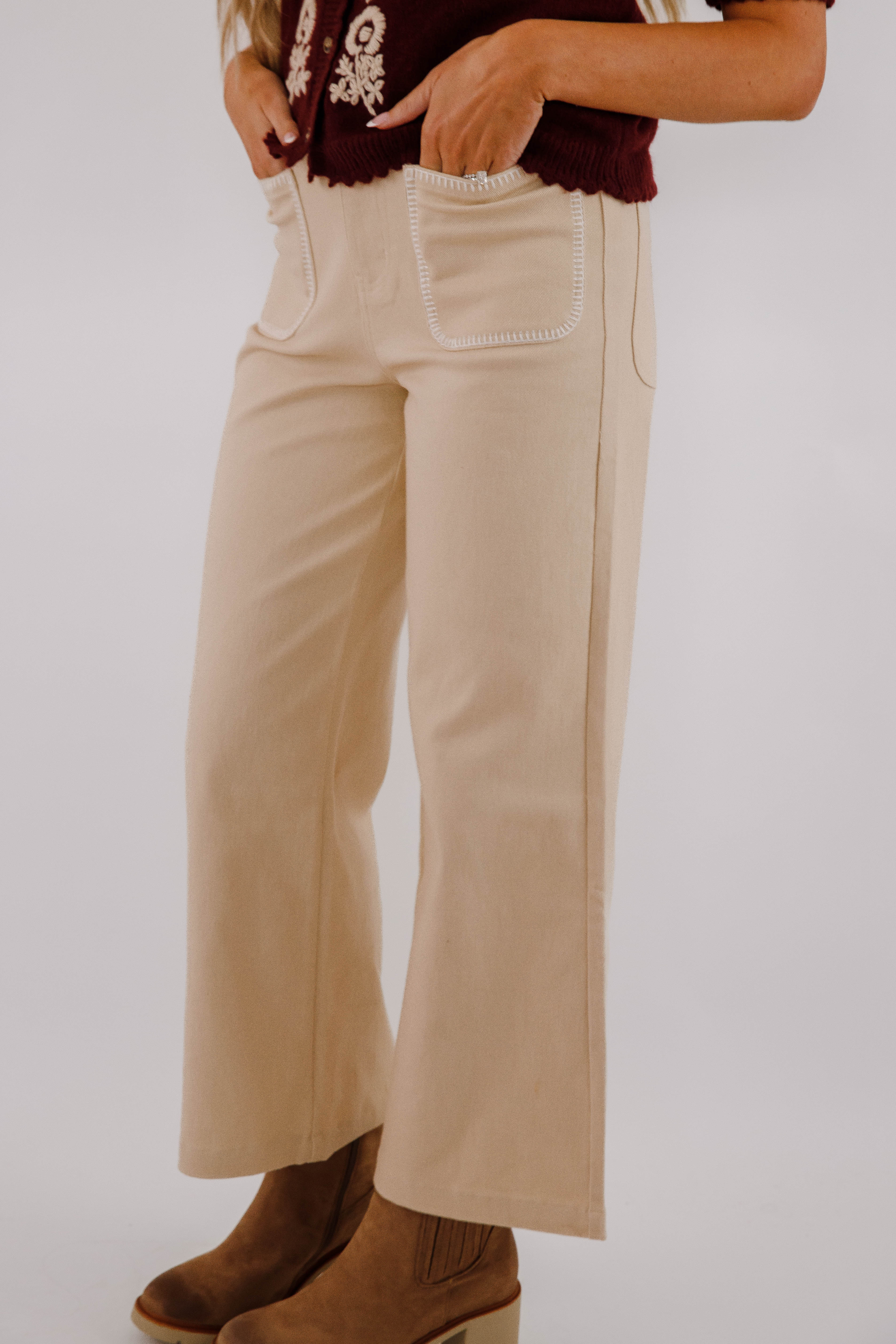 Say What You Will Wide Leg Denim