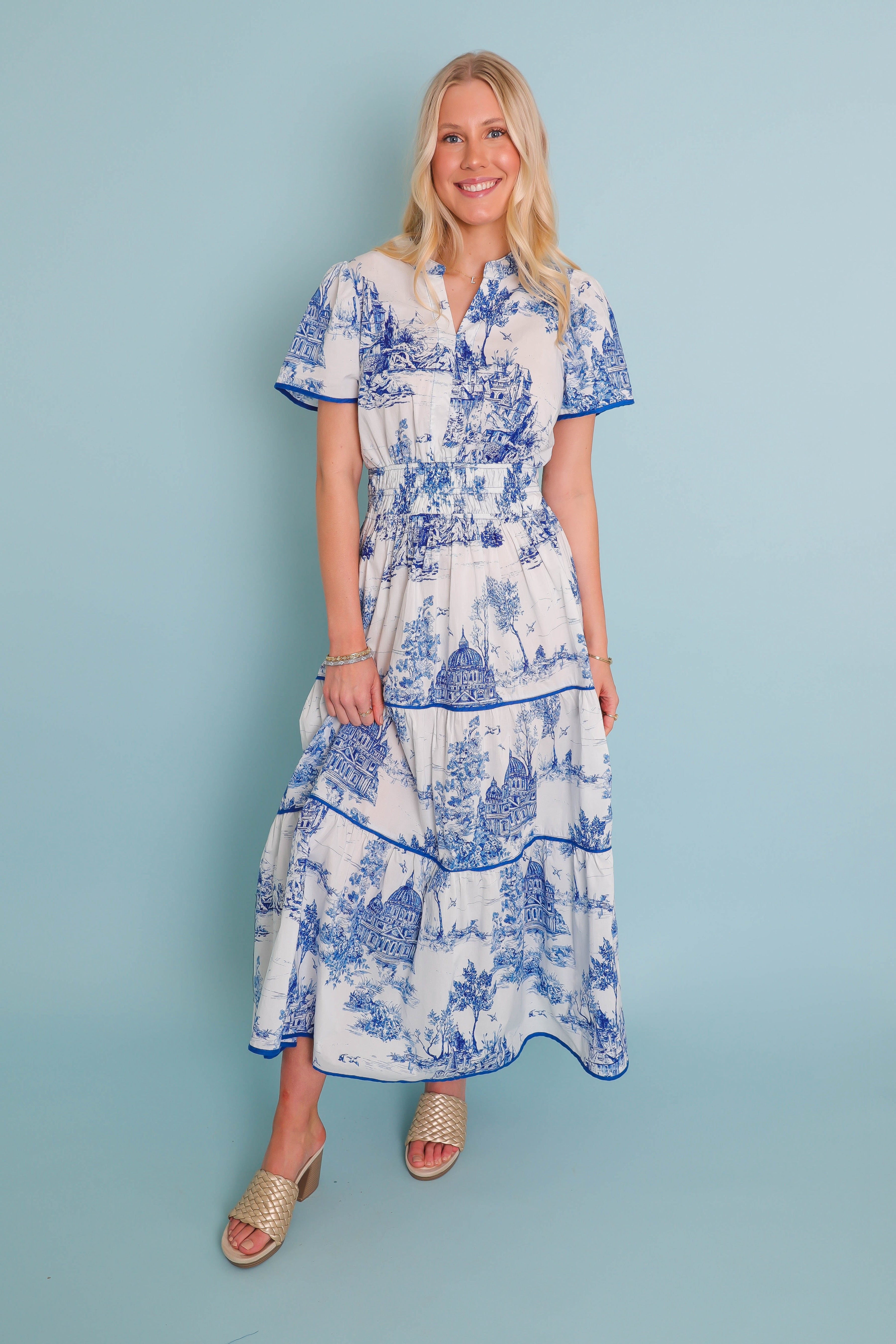 RESTOCK: Set The Scene Midi Dress