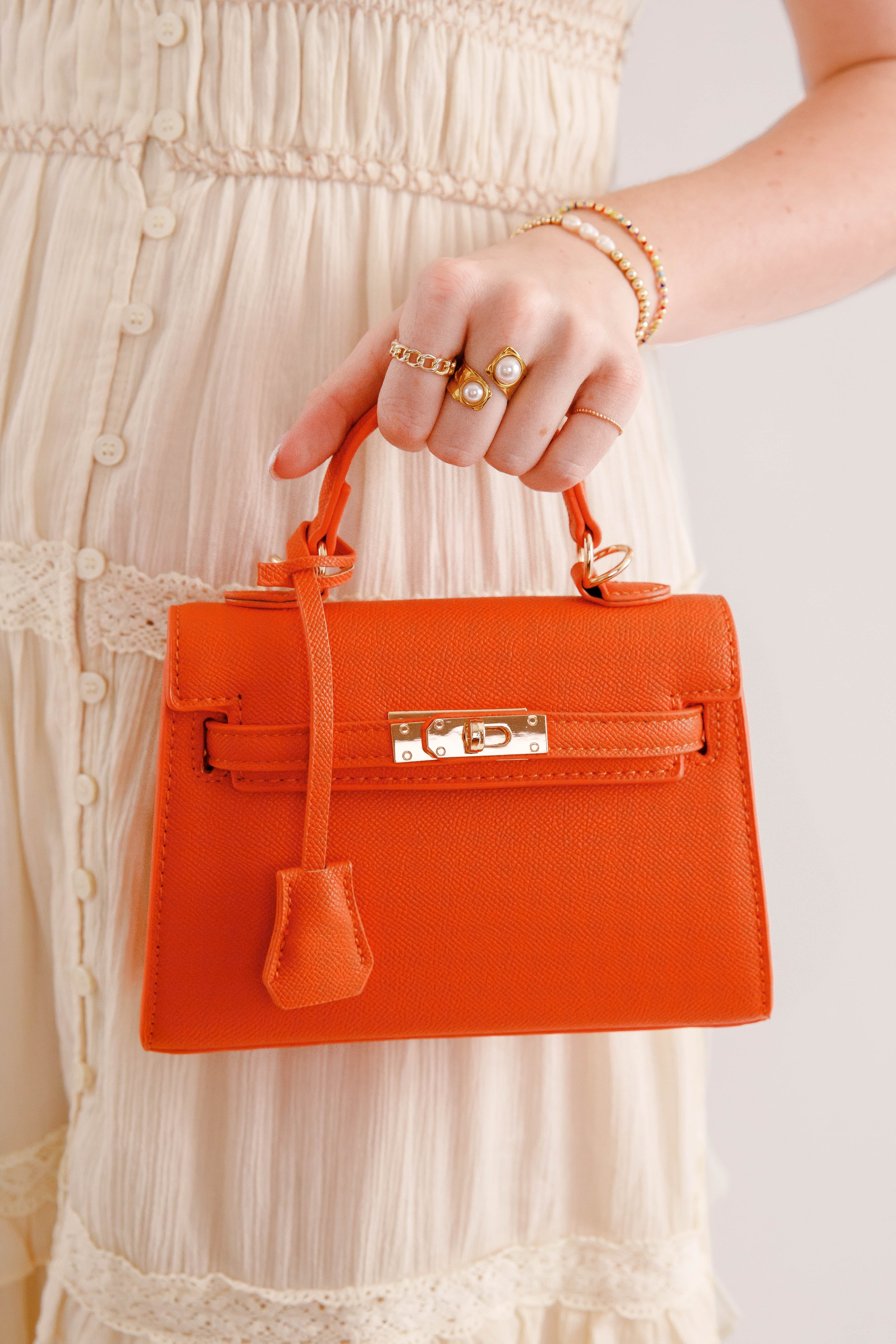 Campbell Mini Handbag-Orange