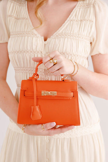 Campbell Mini Handbag-Orange