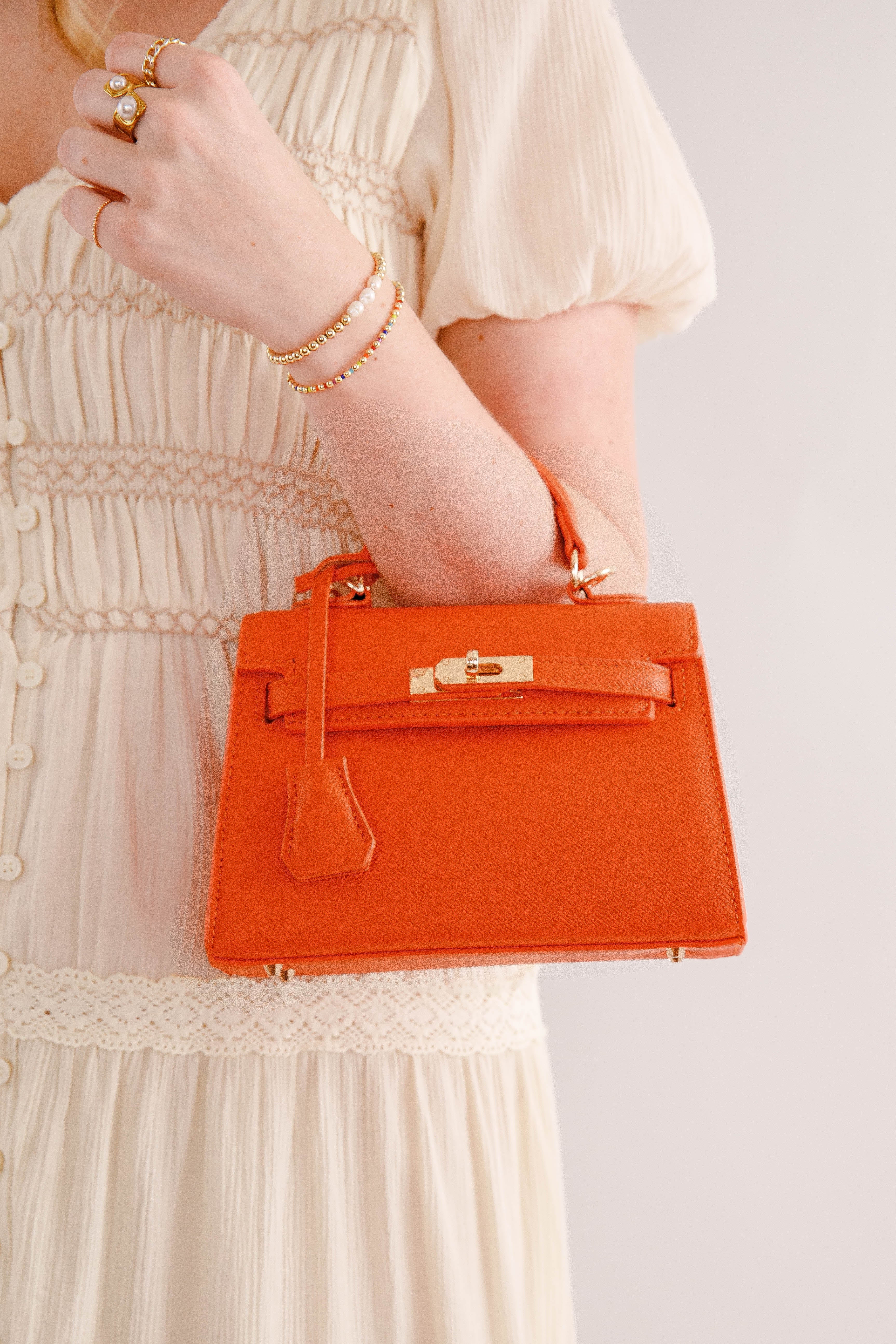Campbell Mini Handbag-Orange