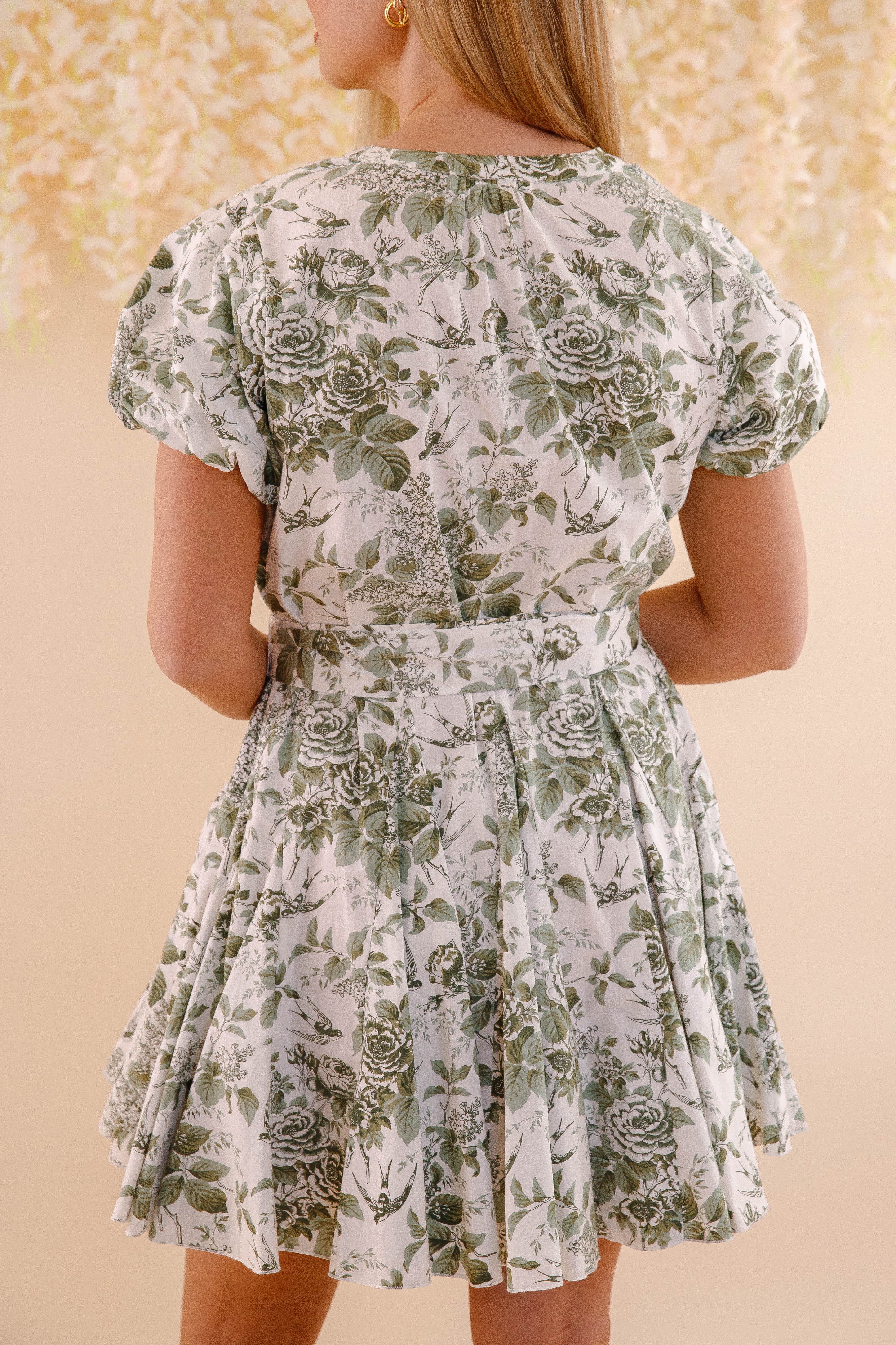 Building Character Dress-Olive