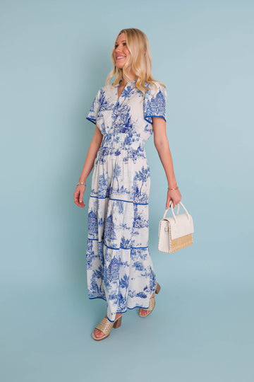 RESTOCK: Set The Scene Midi Dress