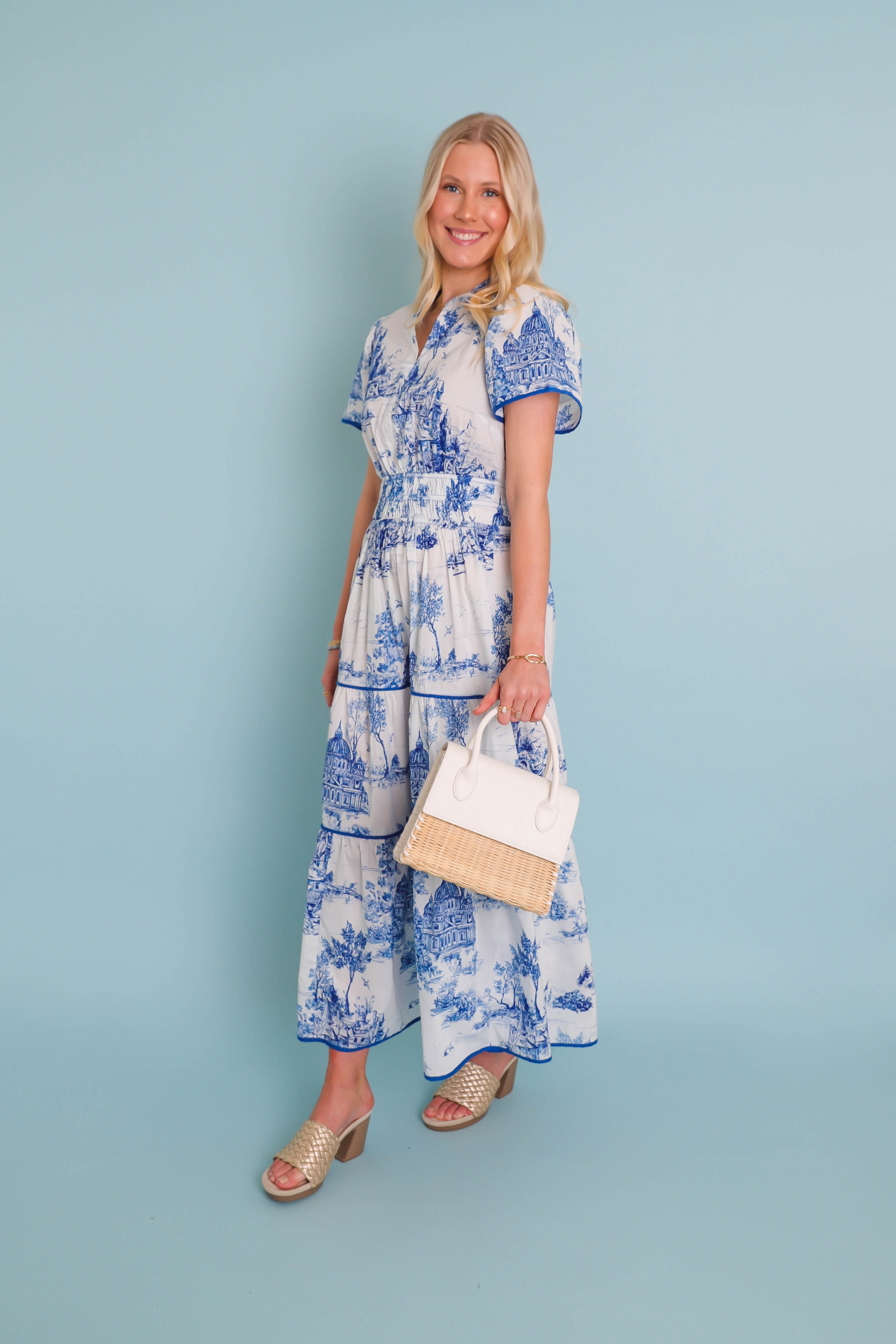 RESTOCK: Set The Scene Midi Dress