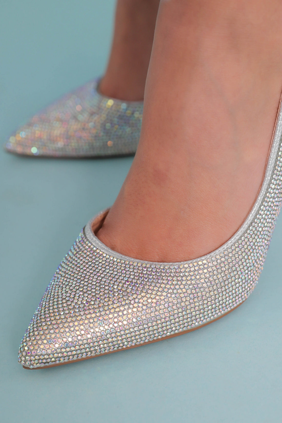 Olivia Rhinestone Heels