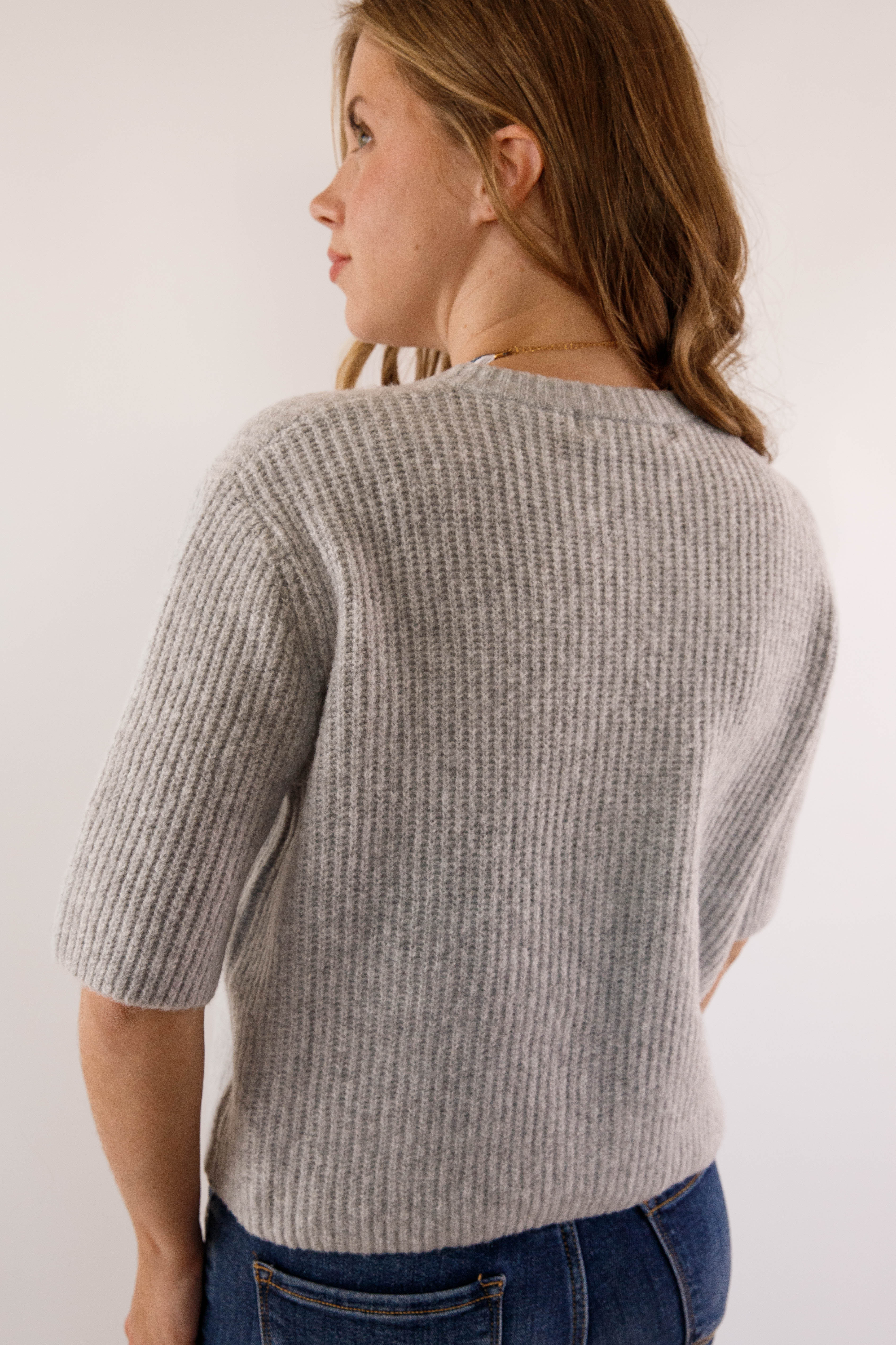 Right On Time Cardigan-Grey
