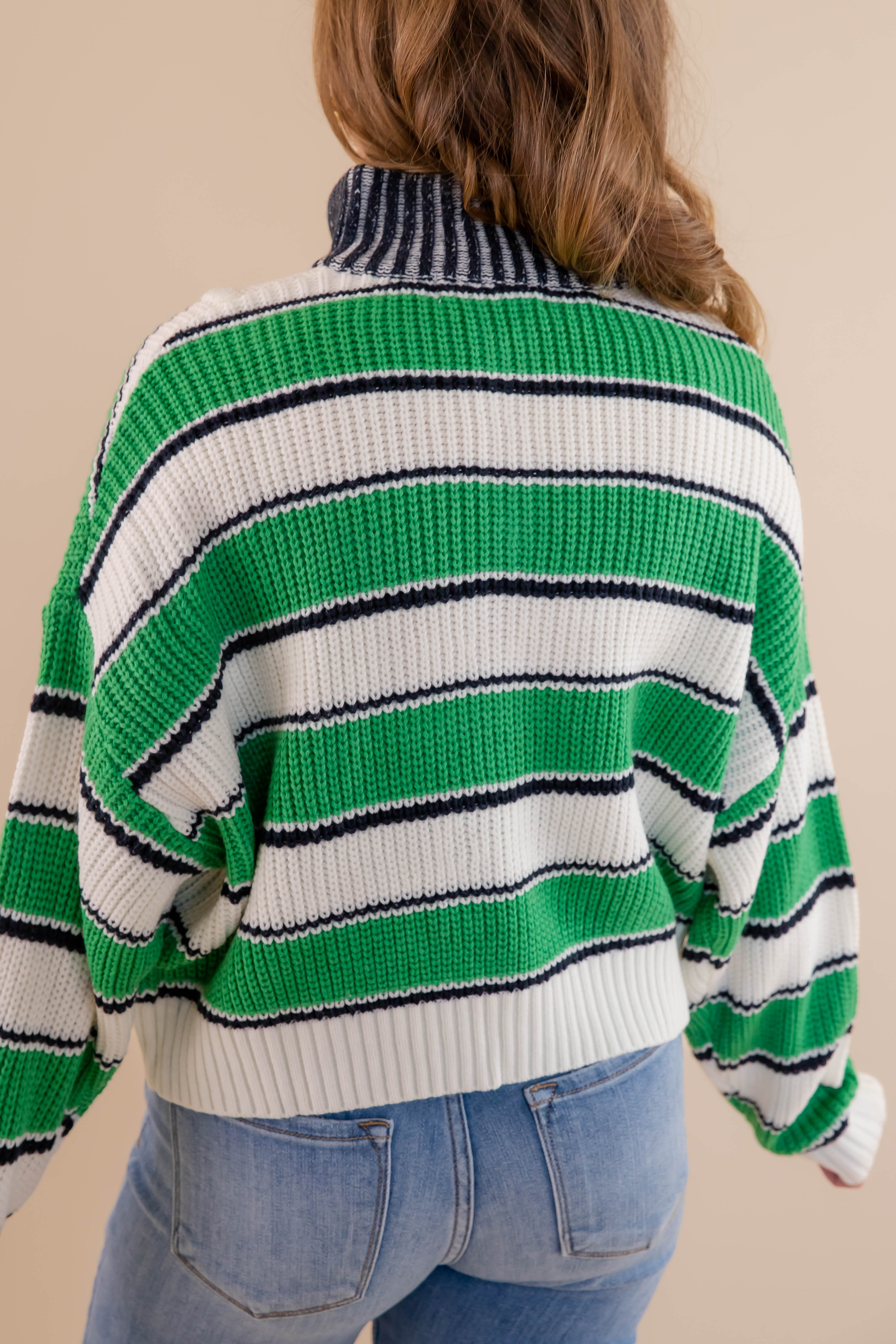 From the Past Pullover-Green