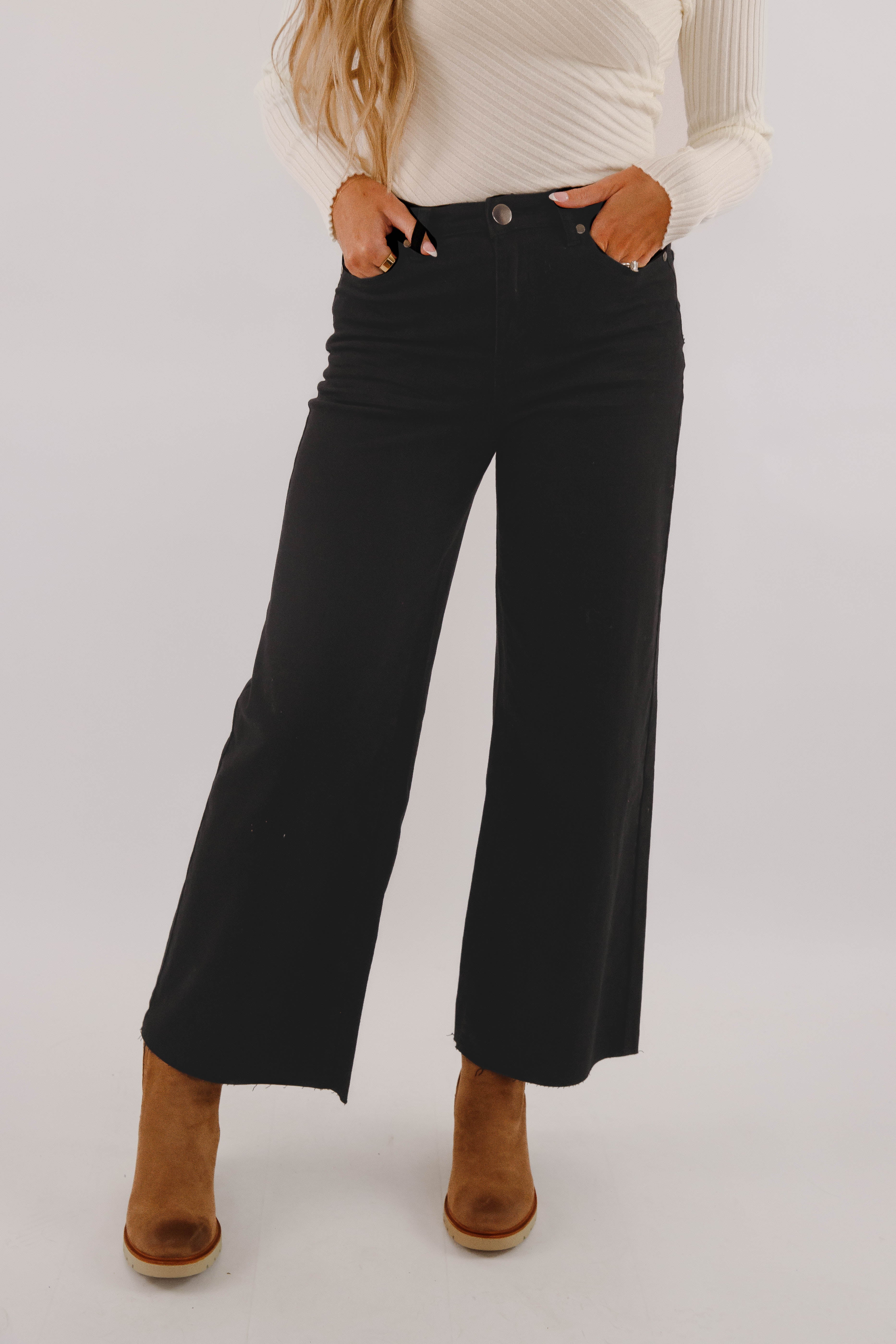 In Deep Thought Denim-Black