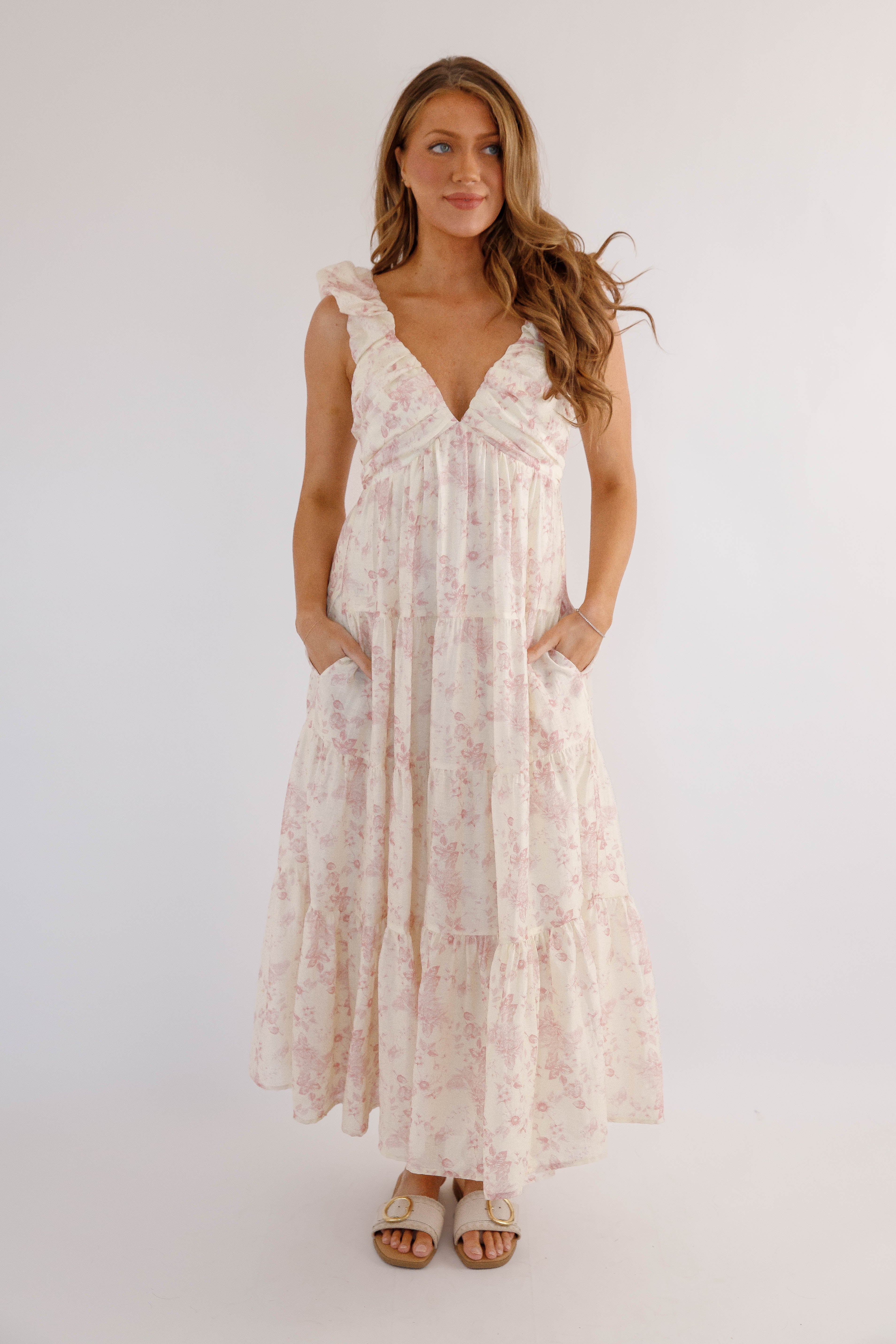 RESTOCK: Season of Renewal Maxi Dress-Ivory
