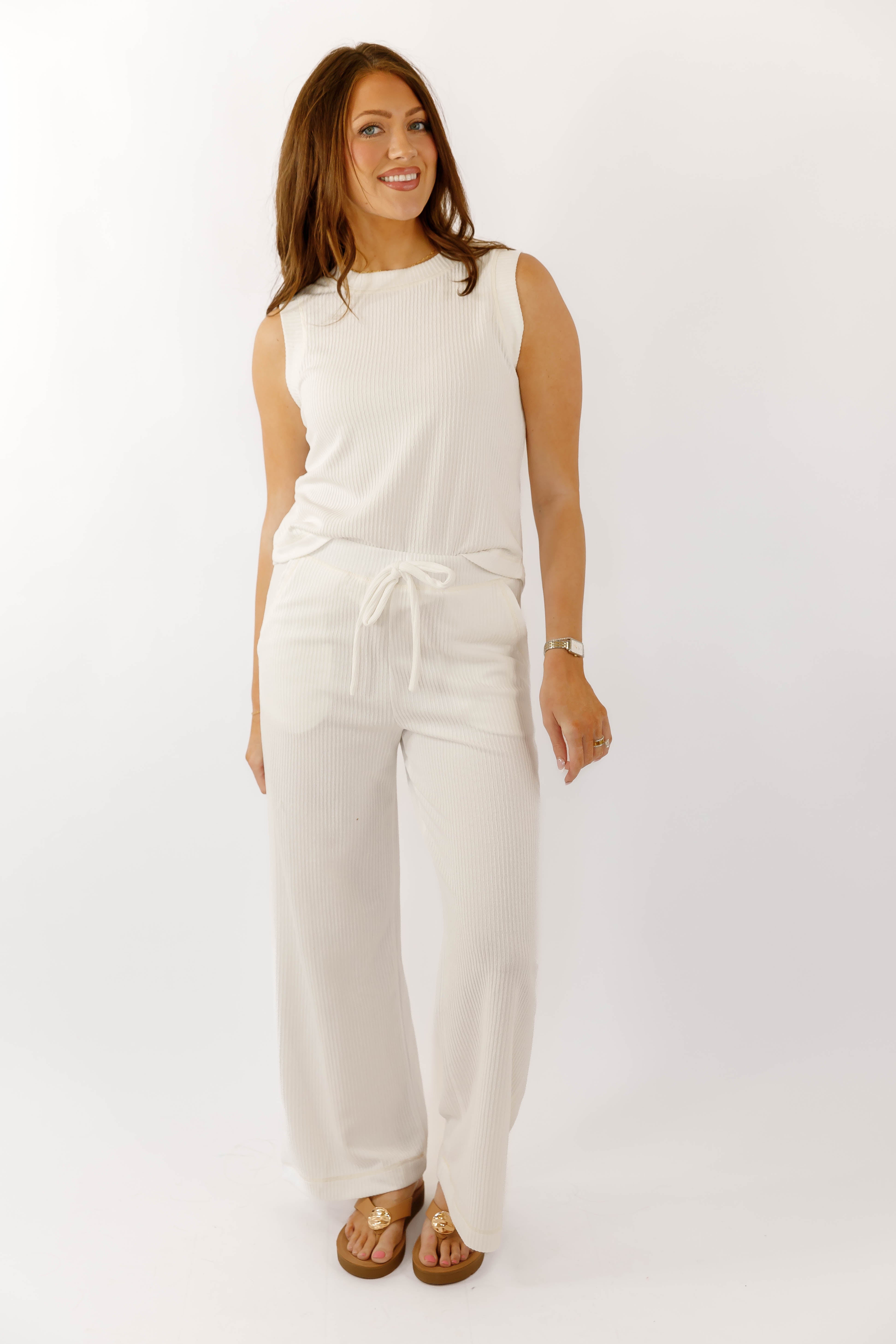 Ready For What's Next Pants-White