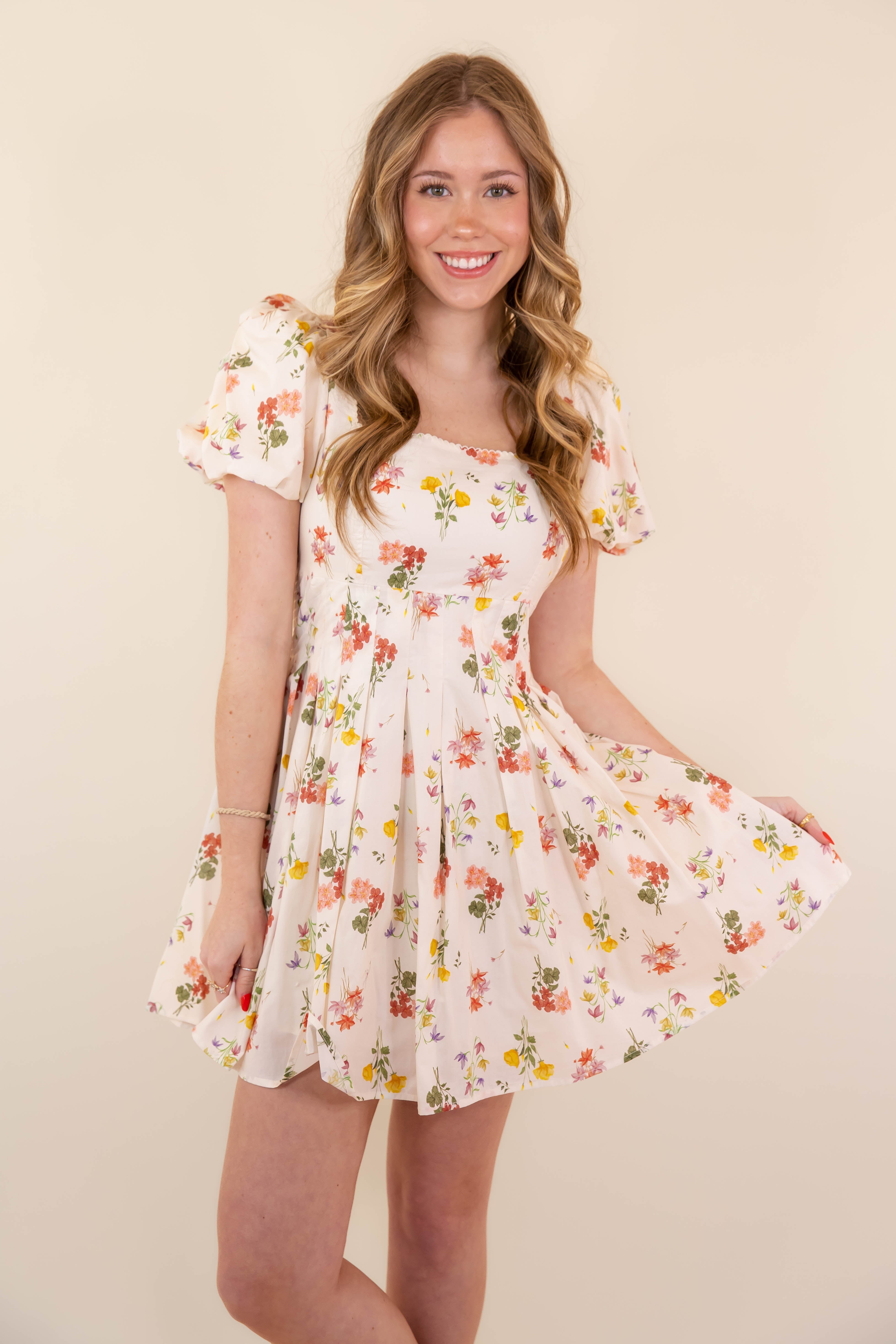 My Summer Garden Mini Dress