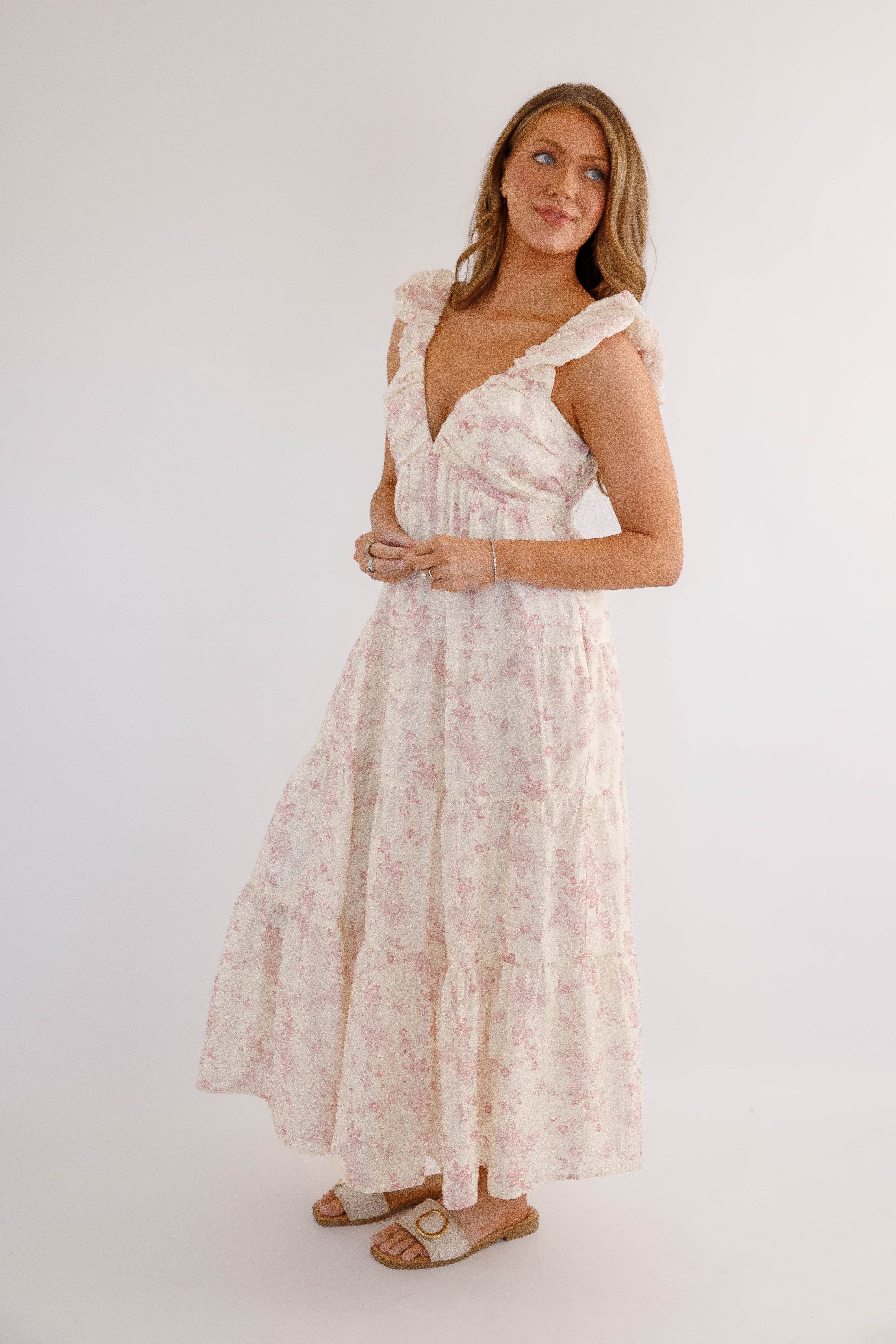 RESTOCK: Season of Renewal Maxi Dress-Ivory