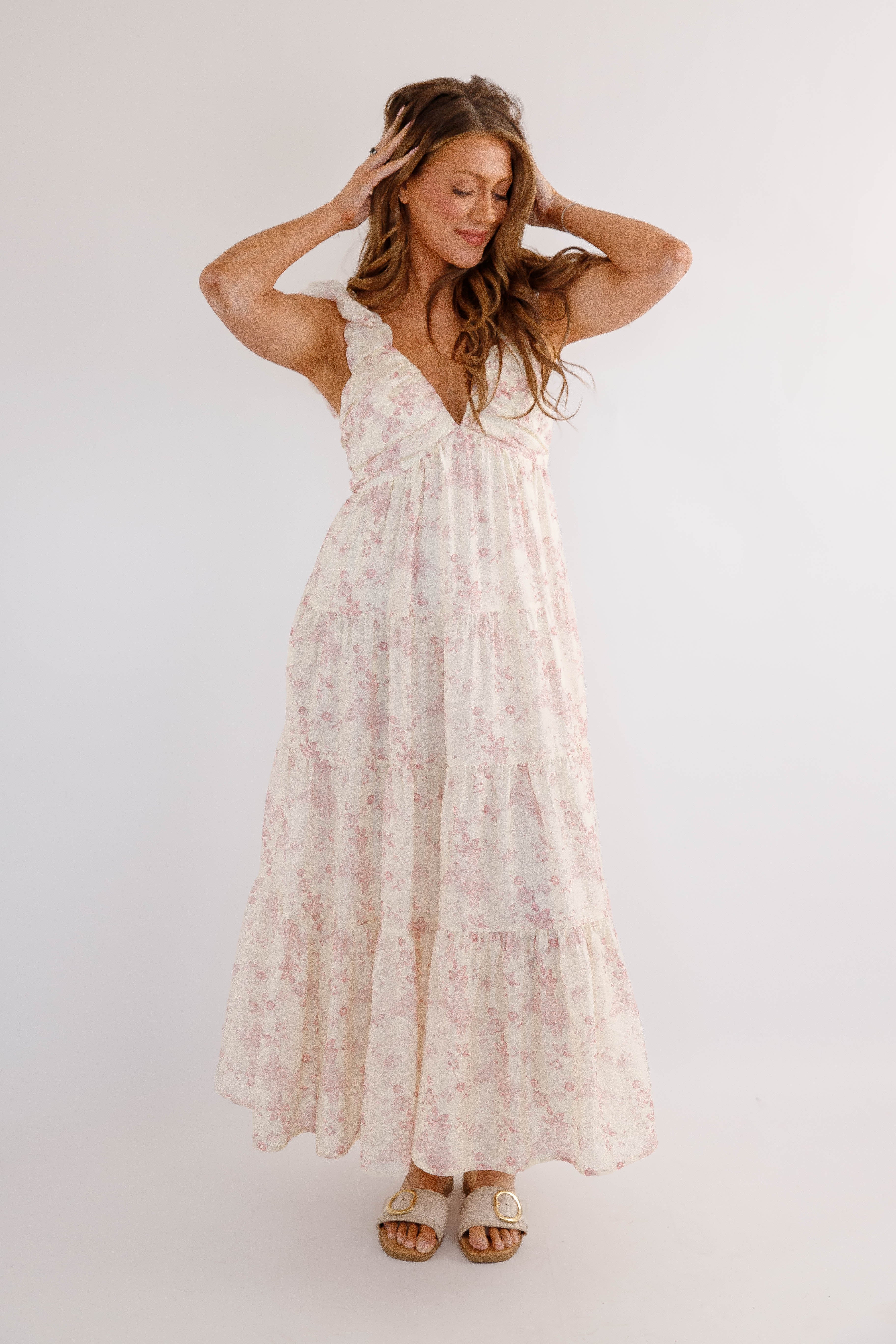 RESTOCK: Season of Renewal Maxi Dress-Ivory