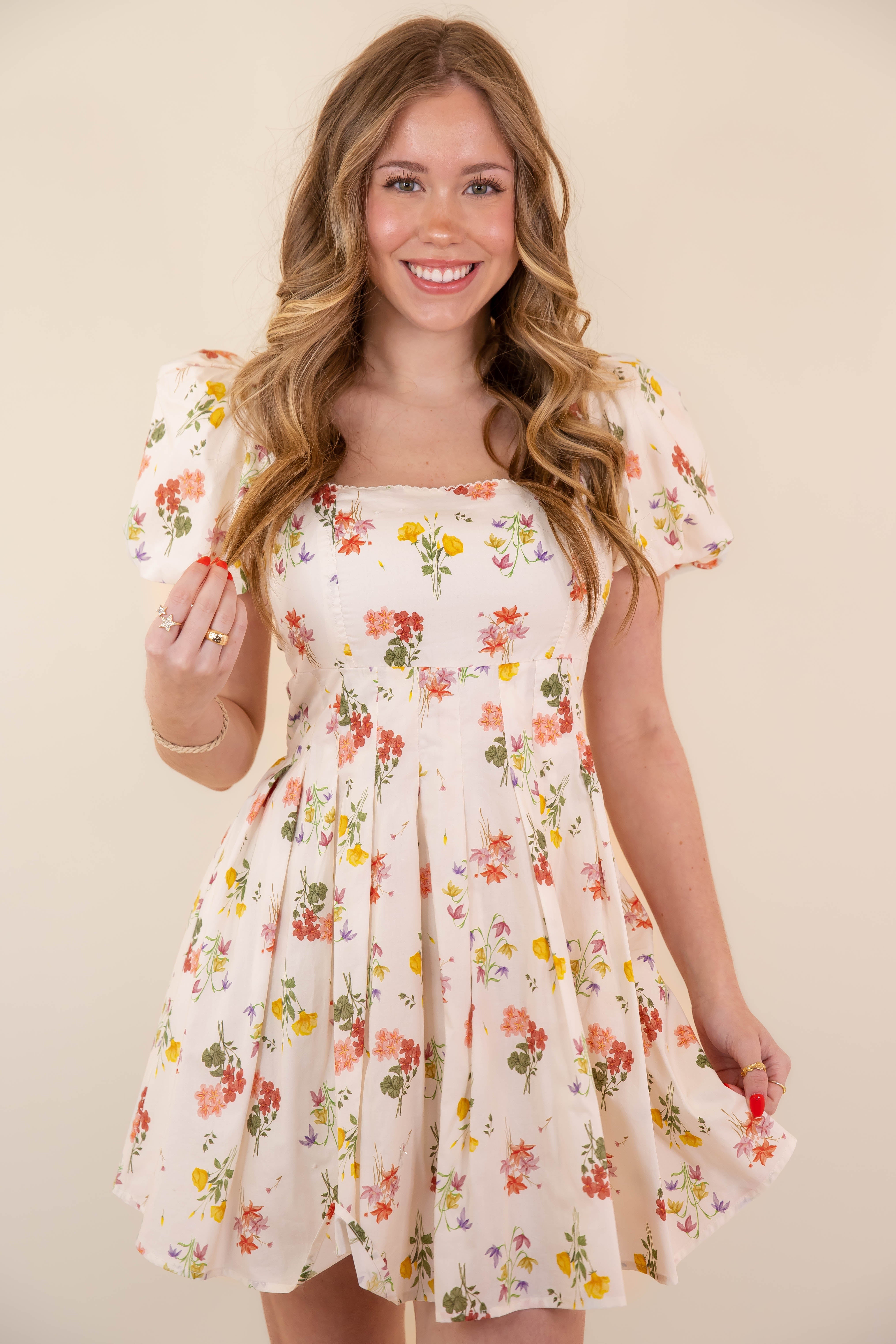 My Summer Garden Mini Dress